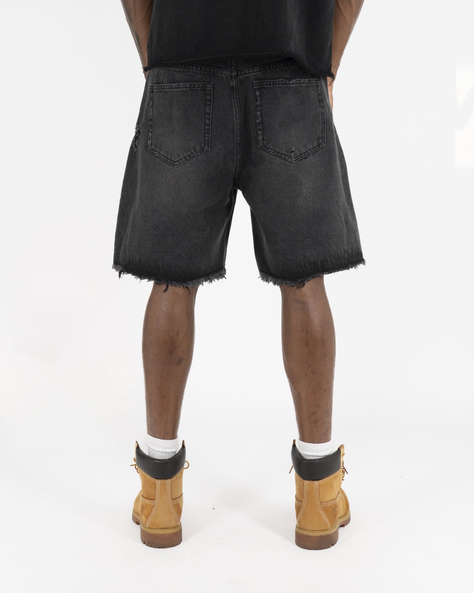 SS25| MIDNIGHT DISTRESSED SHORT