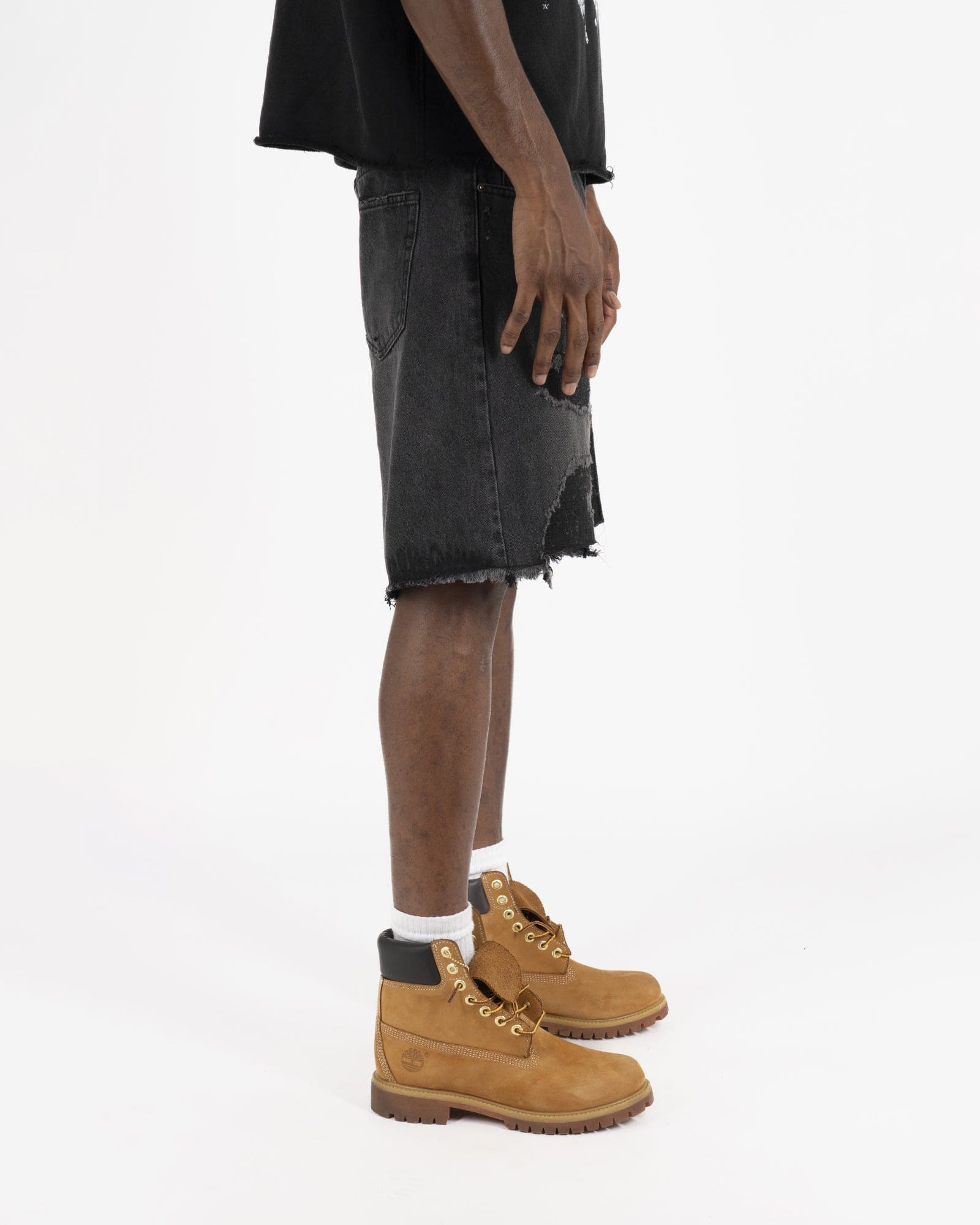 SS25| MIDNIGHT DISTRESSED SHORT
