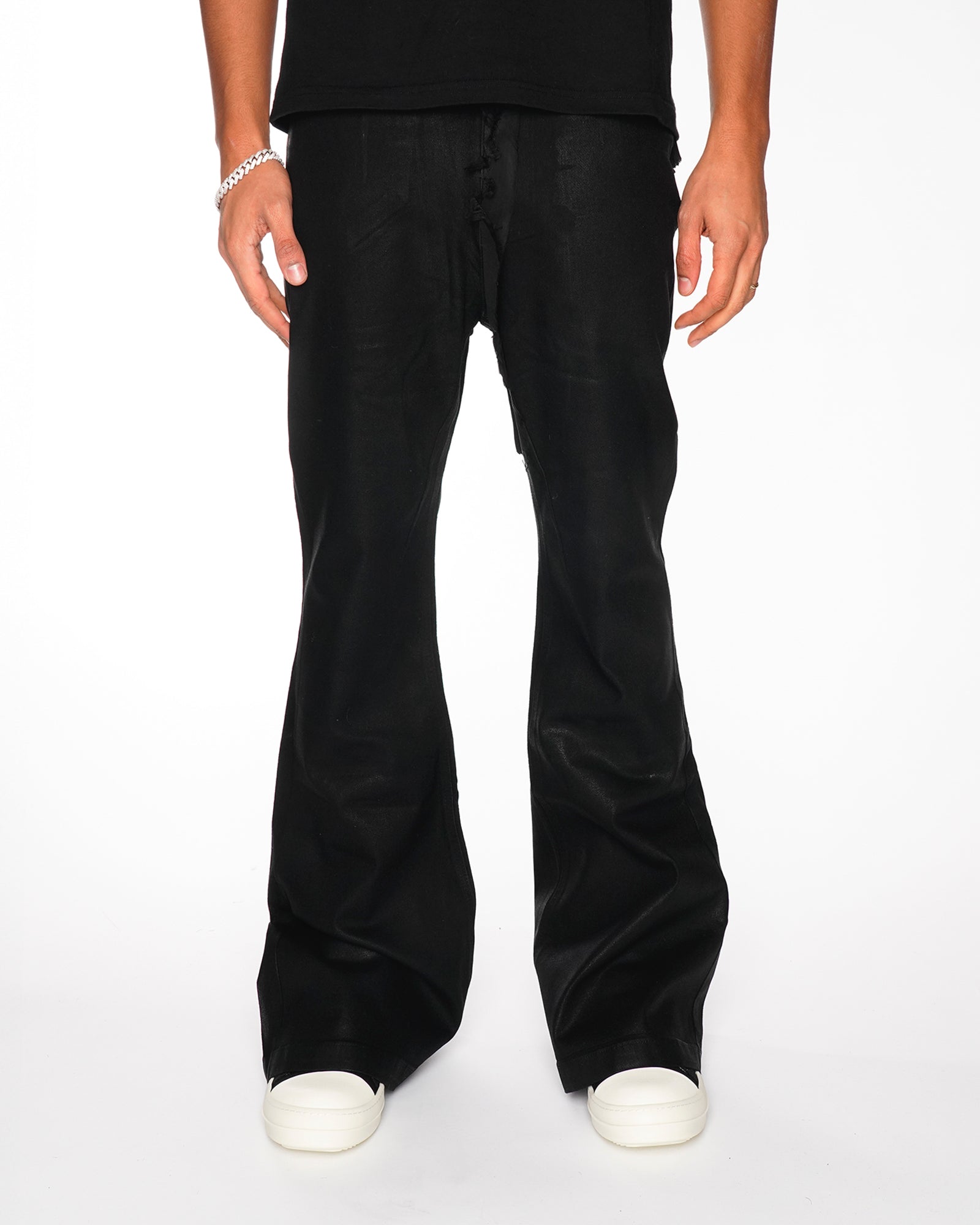 BG04|BLACK SUPERFLARE DENIM