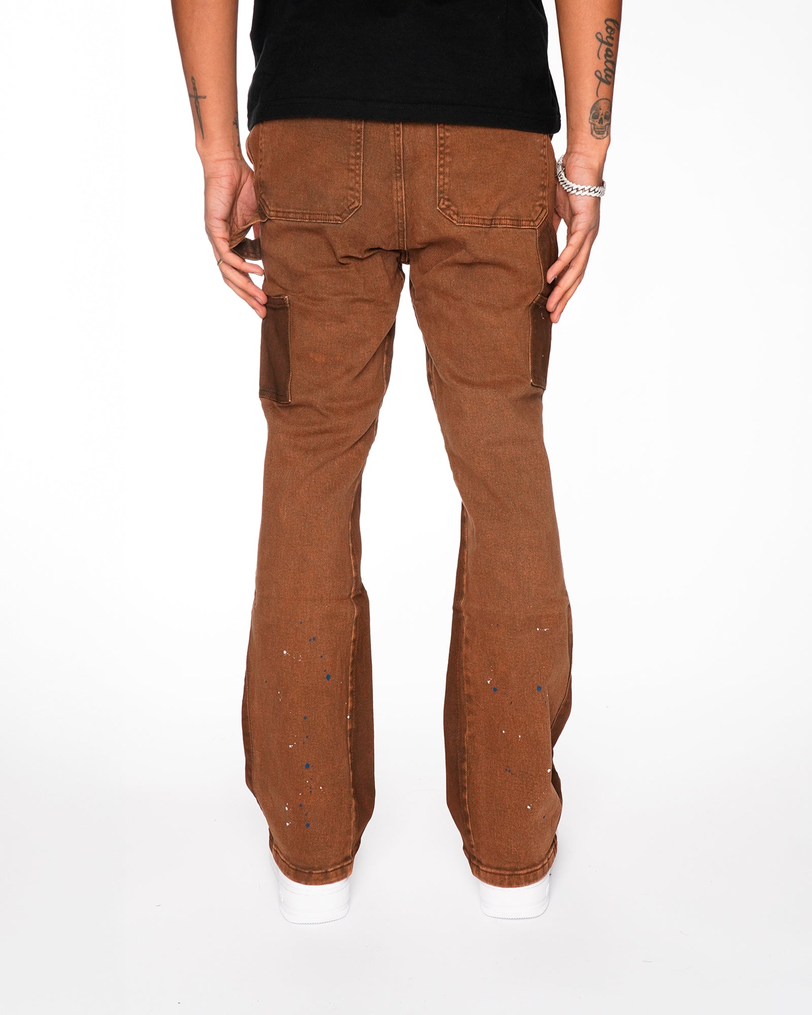 FD06|RAGE BROWN FLARE DENIM