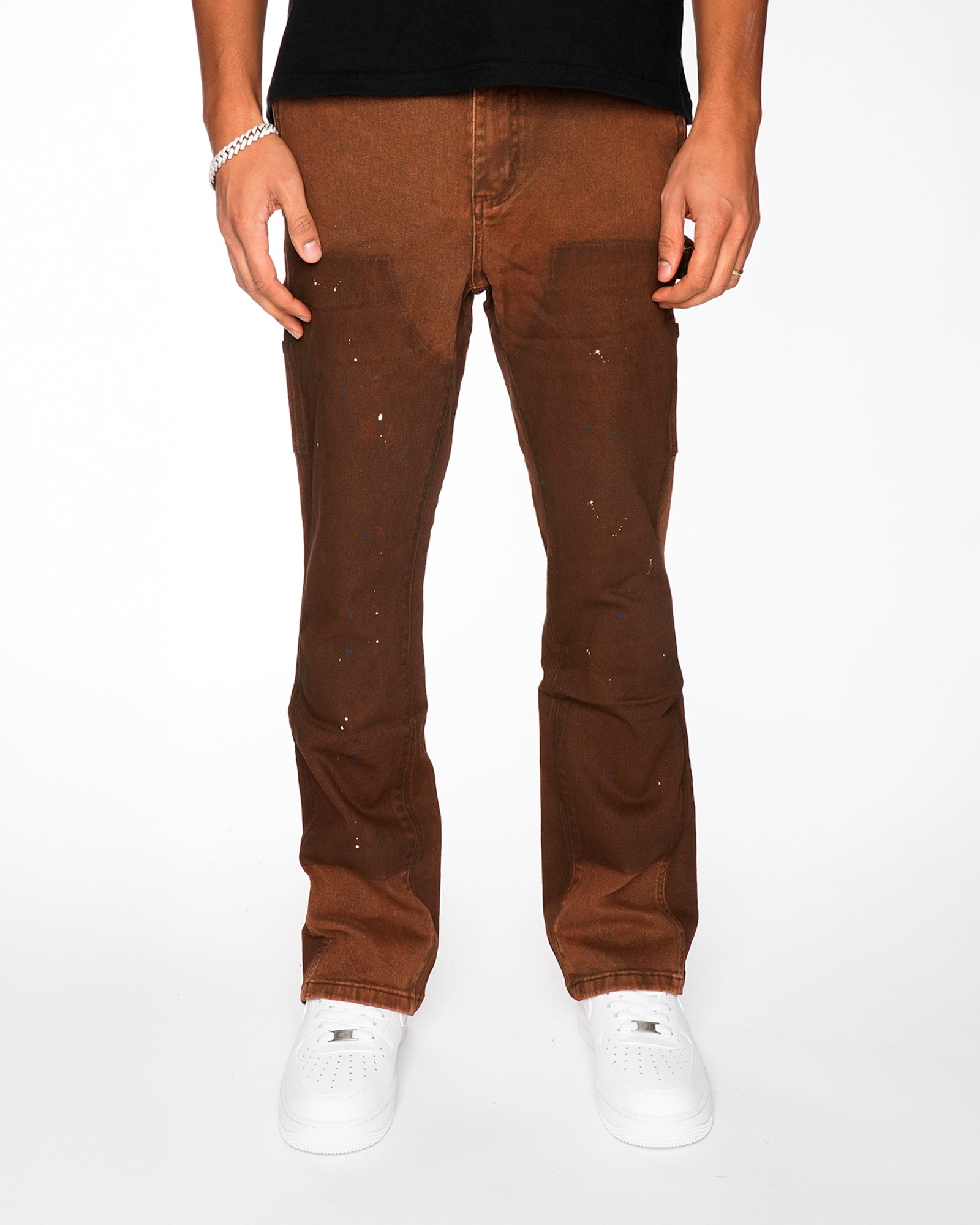 FD06|RAGE BROWN FLARE DENIM