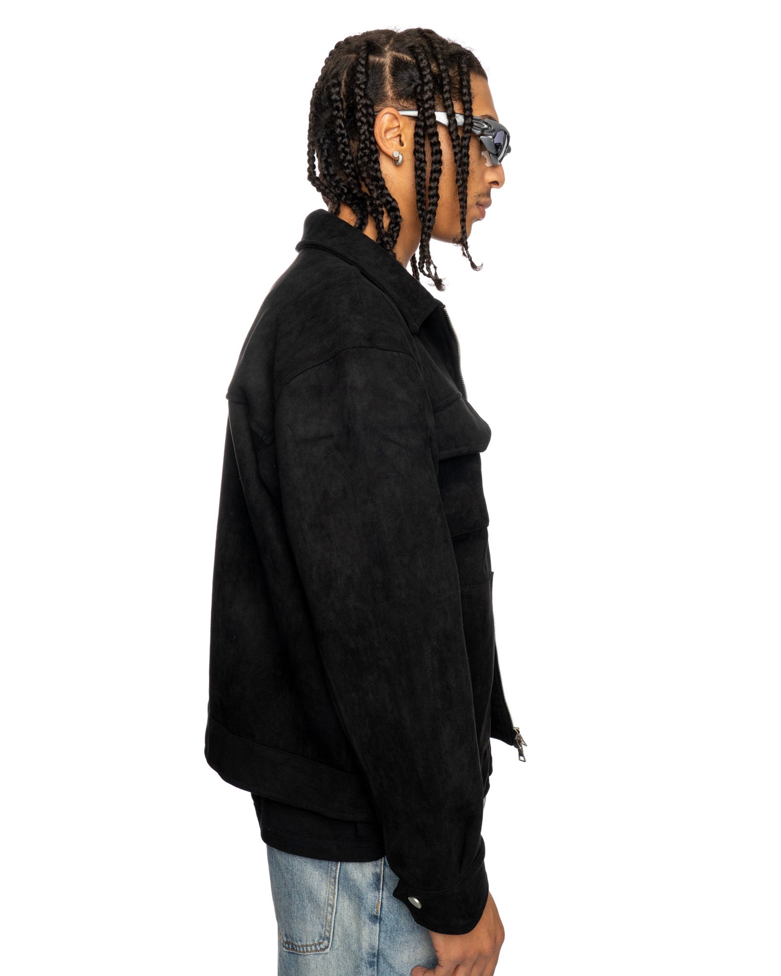 JT4|NIGHTCRAWLER BLACK VELOUR JACKET