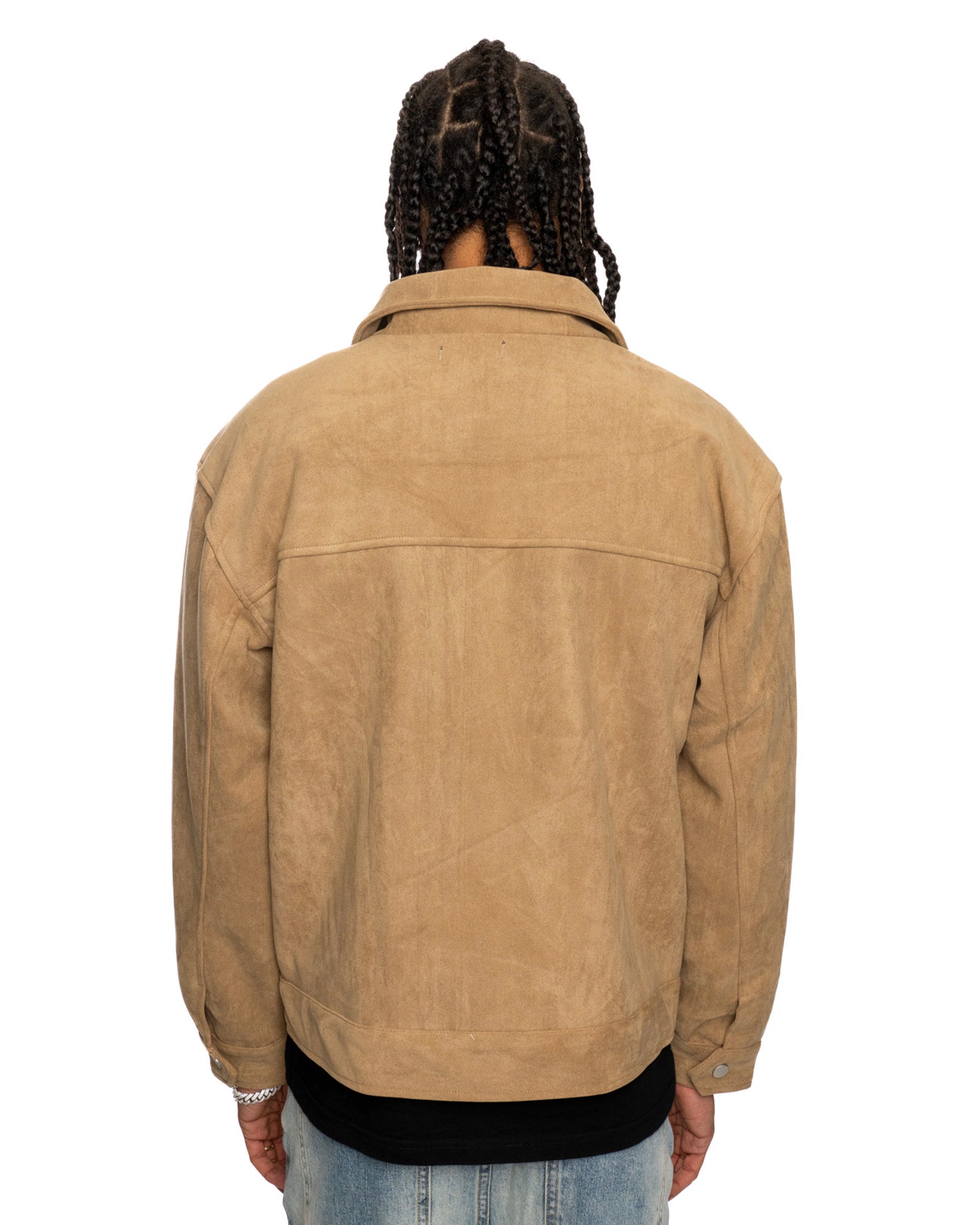 JT4|NIGHTCRAWLER BROWN SUEDE JACKET