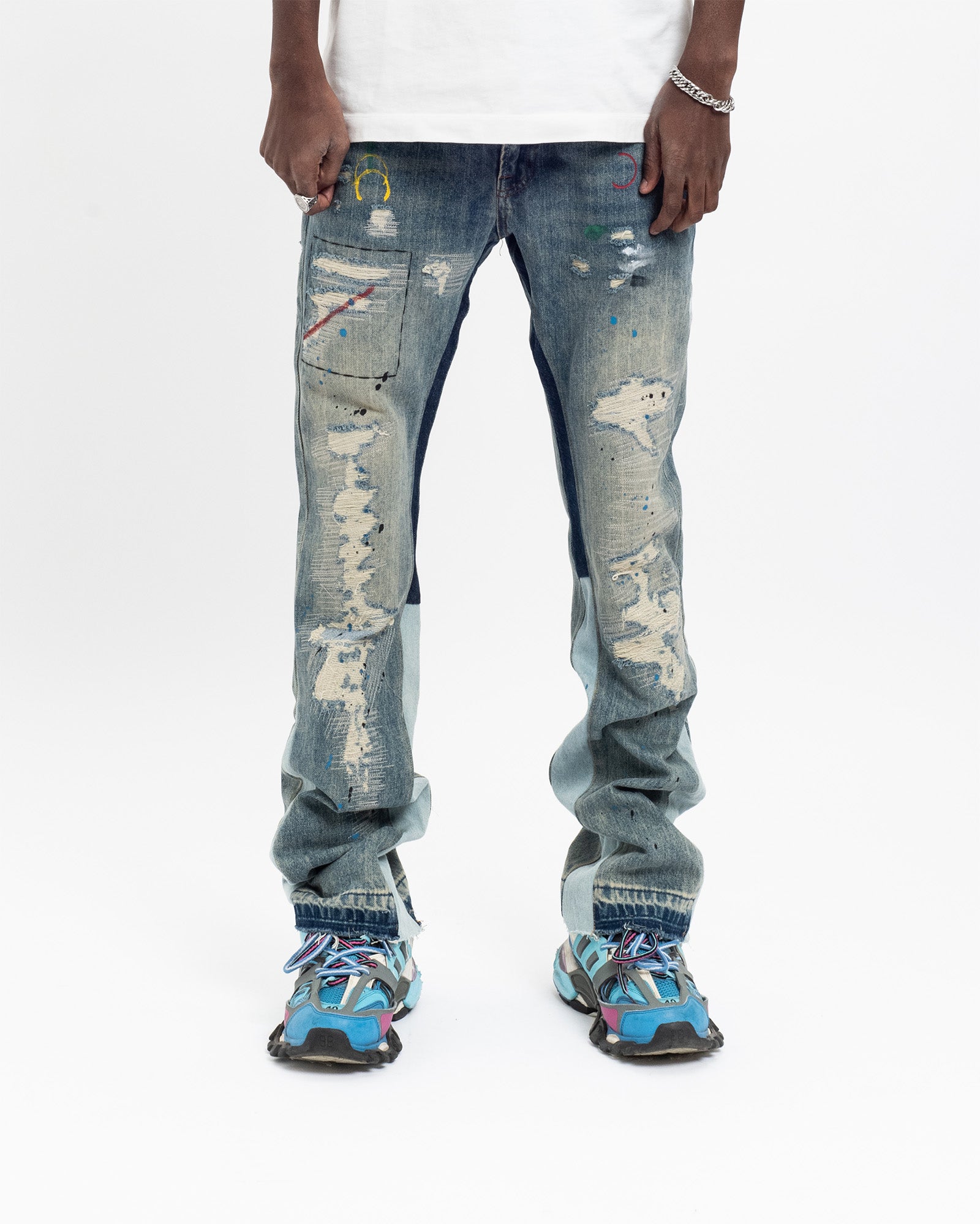 FD02| HUNCHO FLARED DENIM