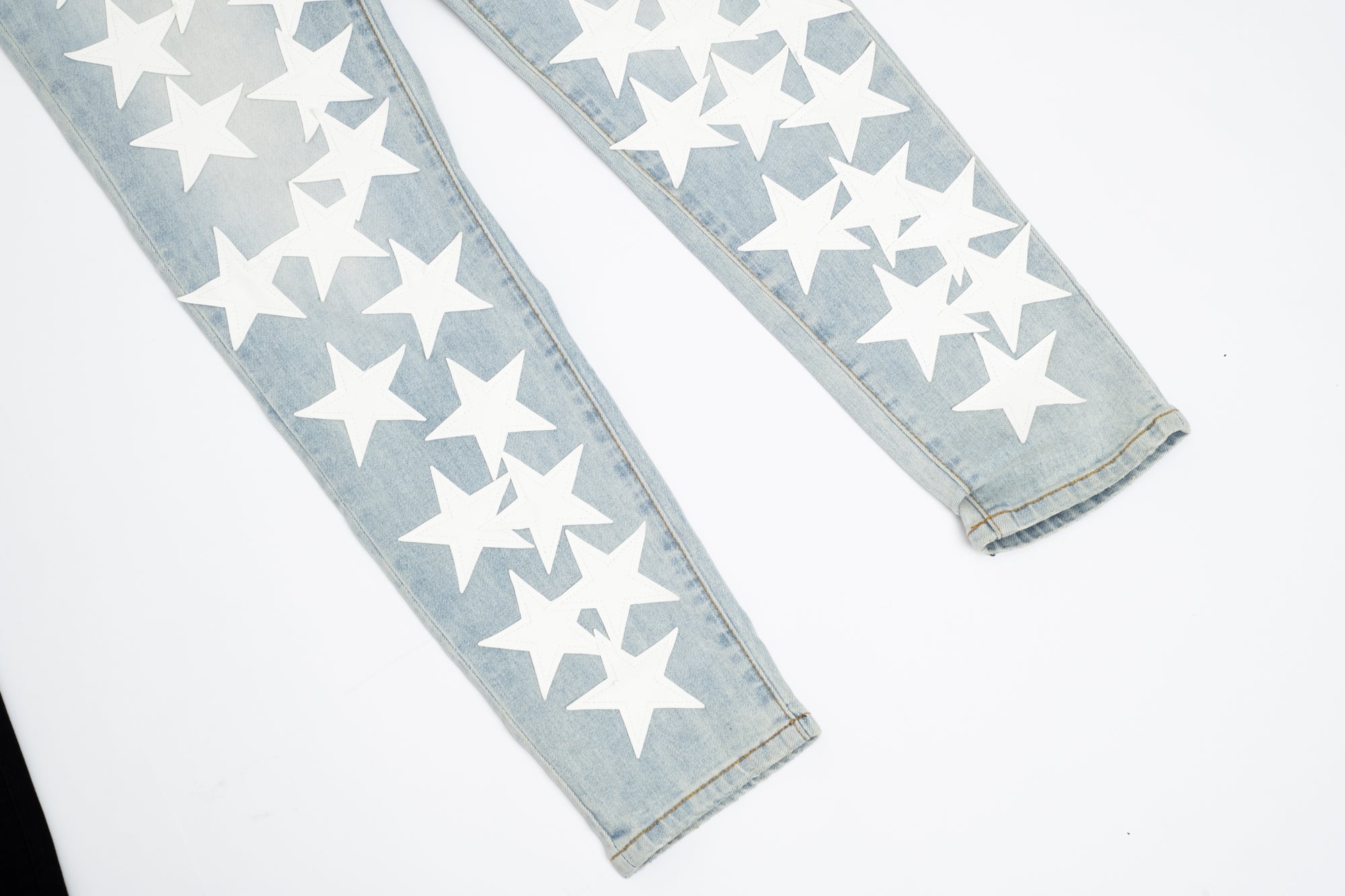 SK12| WHITE HOLLYWOOD DENIM