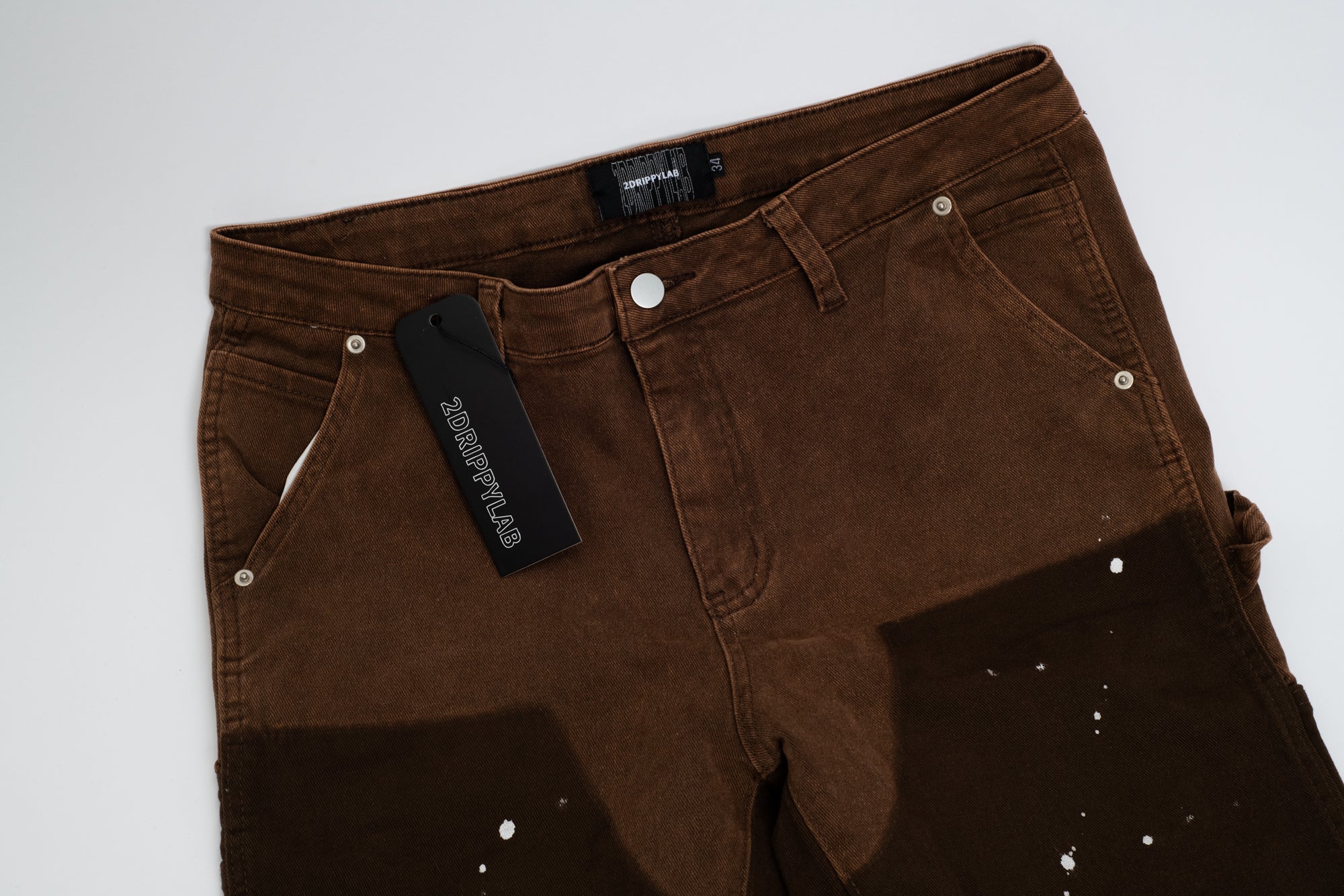 FD06|RAGE BROWN FLARE DENIM