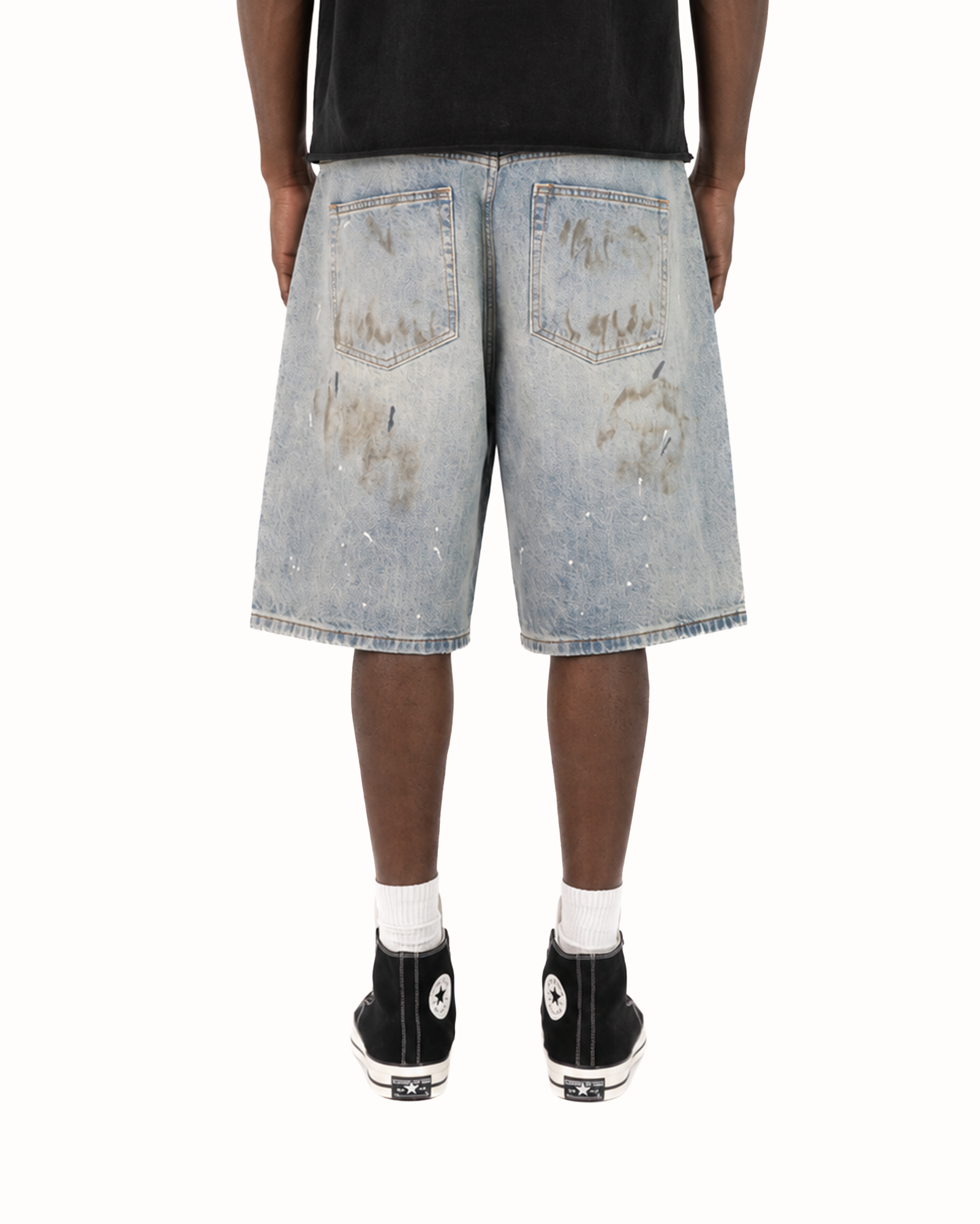 SS26|BLUE NOTEBOOK SHORTS