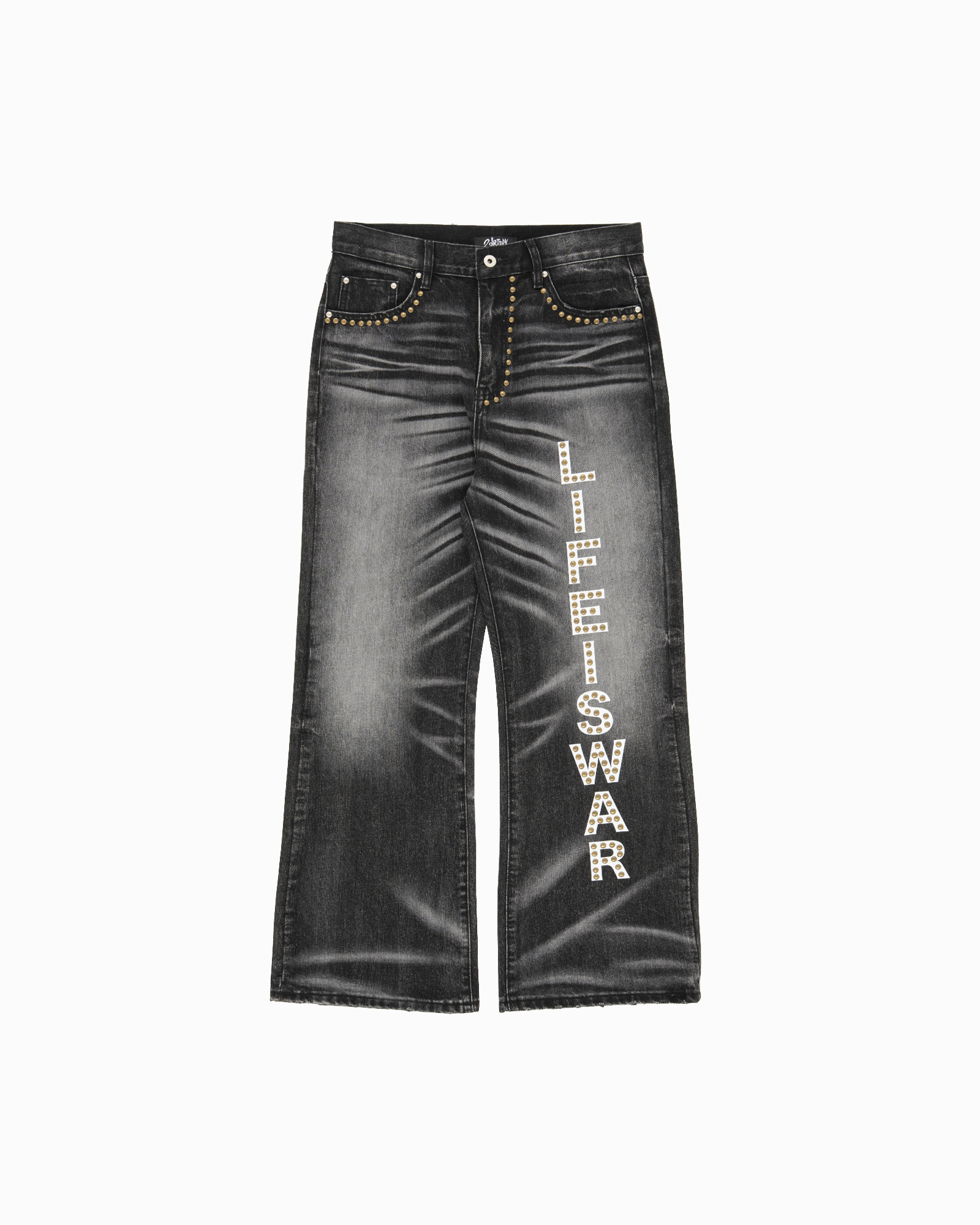SS26|ROCKSTAR LIW BLACK JEANS