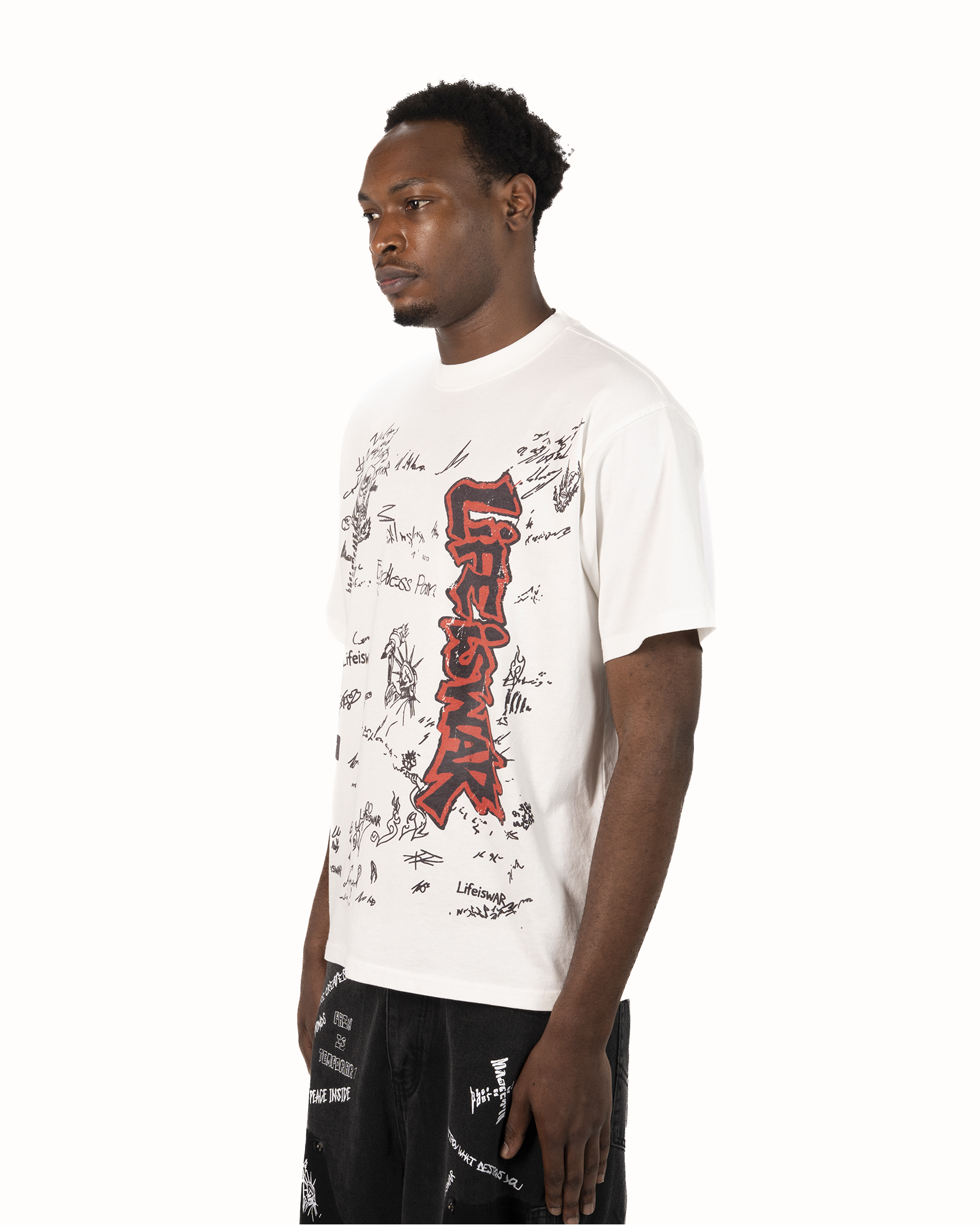 SS26|NOTEBOOK WHITE TEE