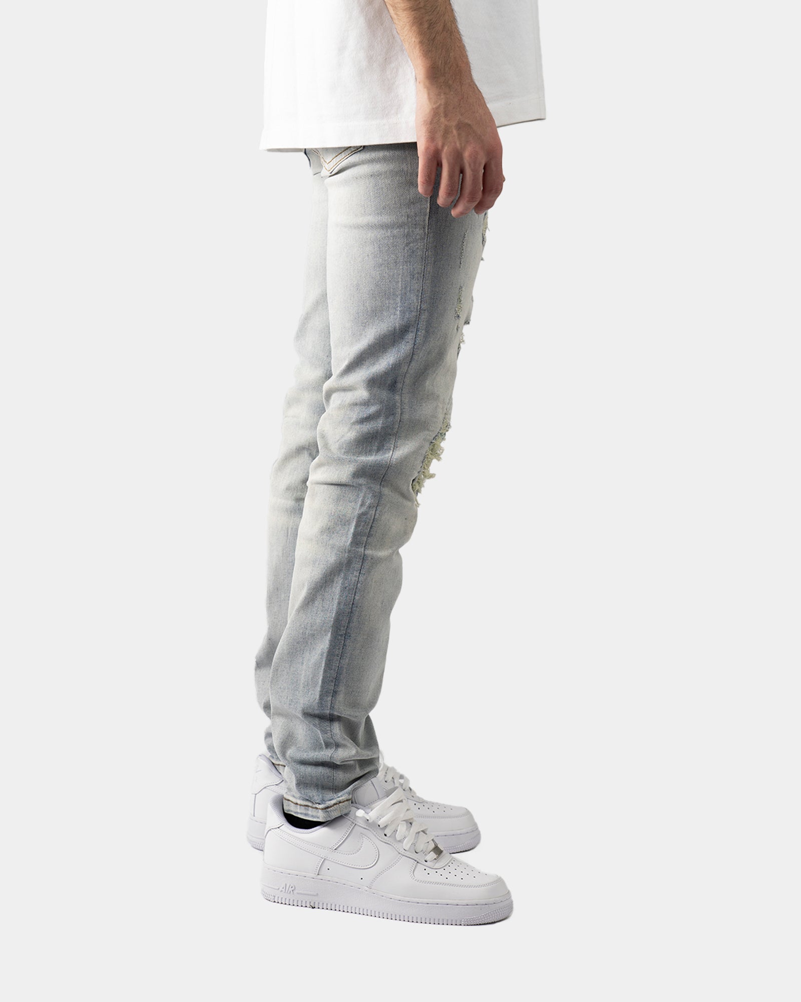 SK22|LIZARD SKINNY DENIM