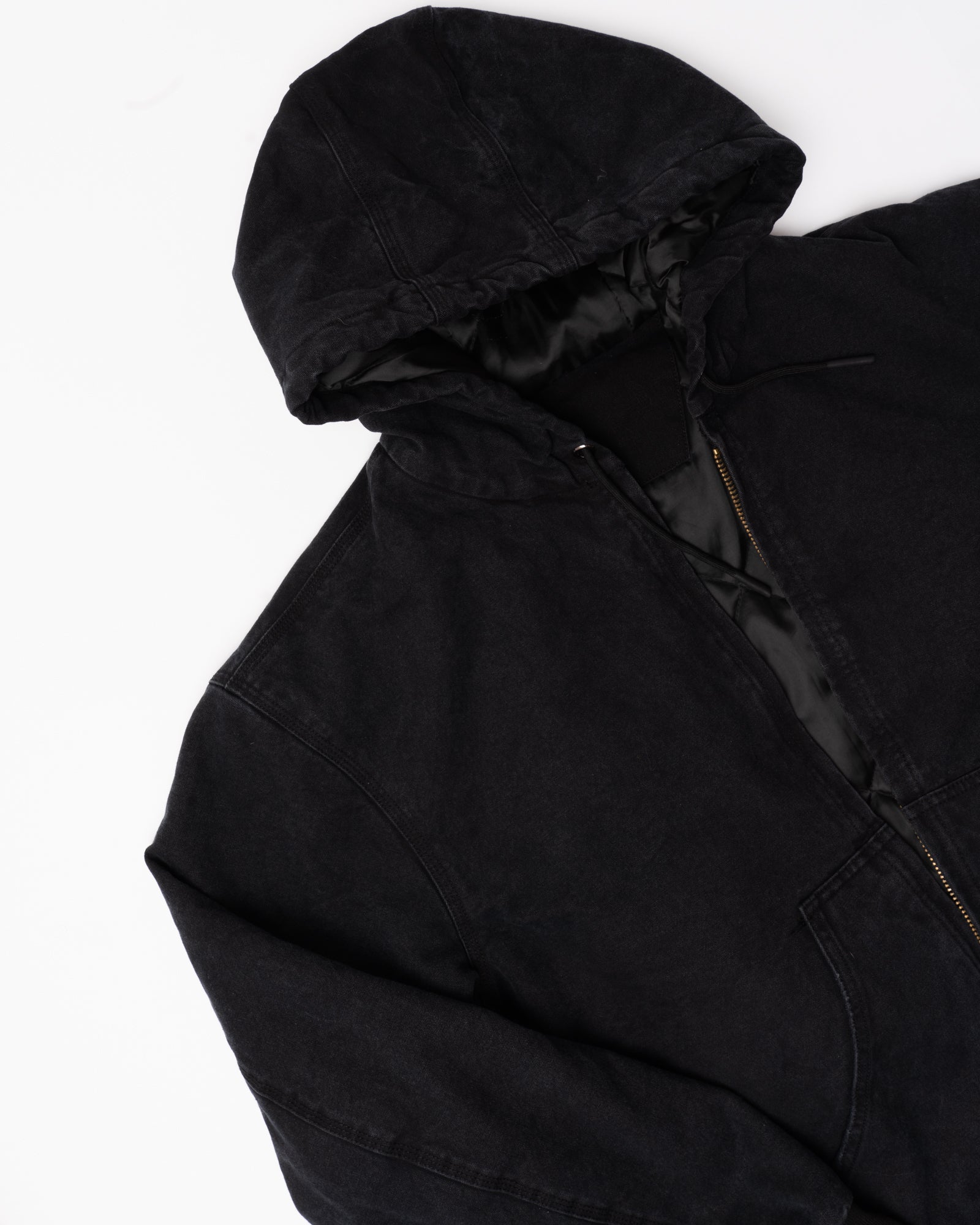ZH2| PADDED BLUE ZIP HOODIE