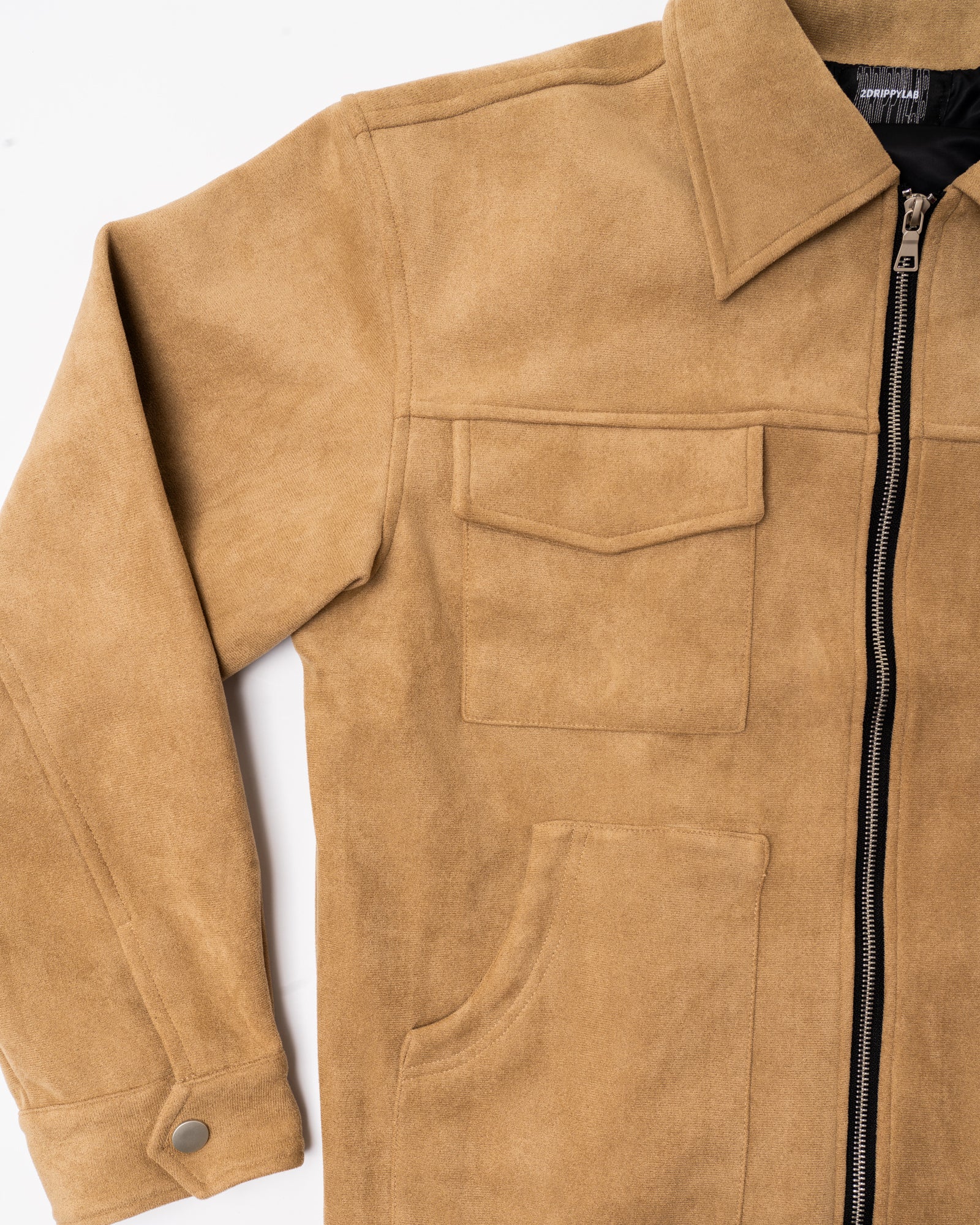 JT4|NIGHTCRAWLER BROWN SUEDE JACKET