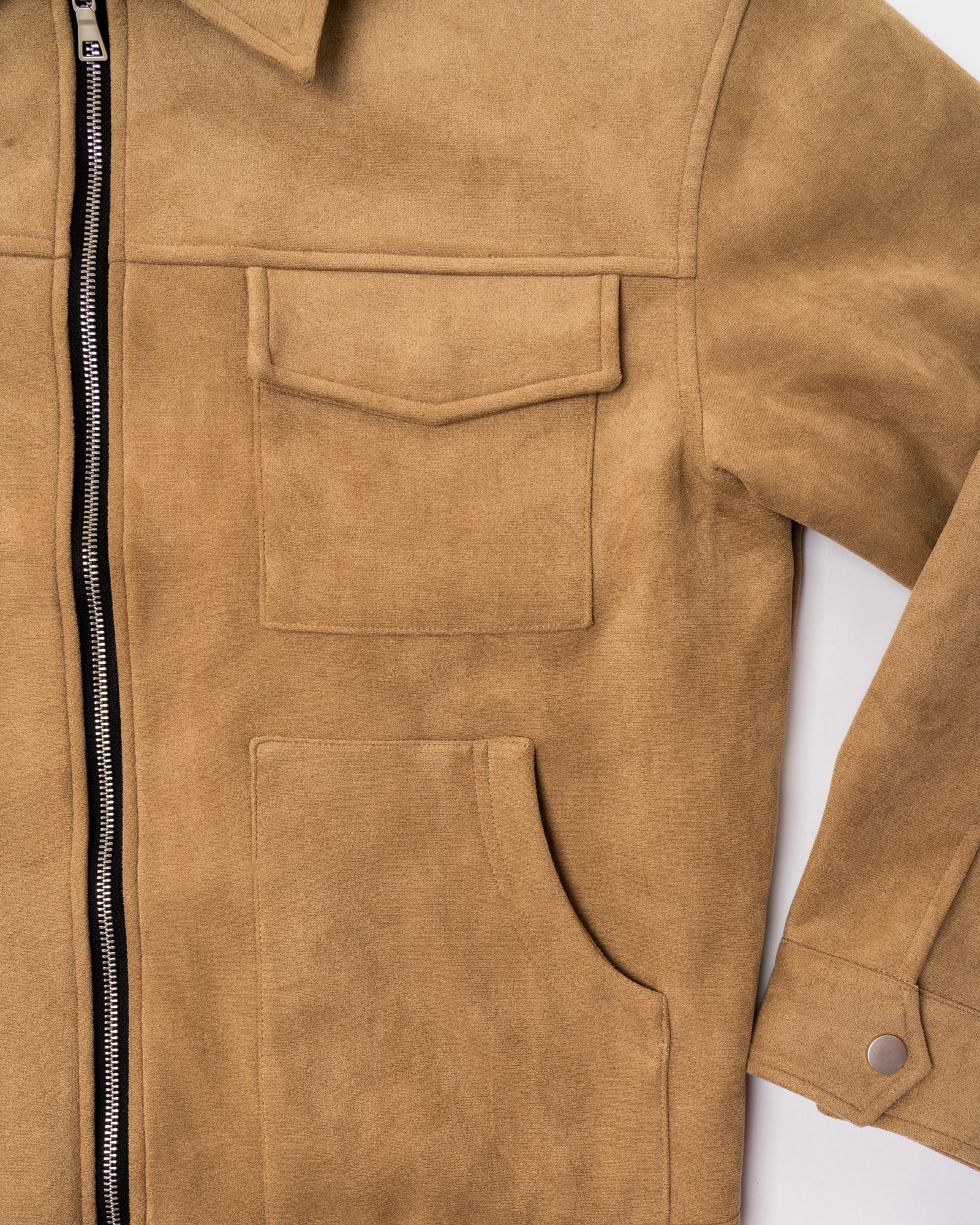 JT4|NIGHTCRAWLER BROWN SUEDE JACKET