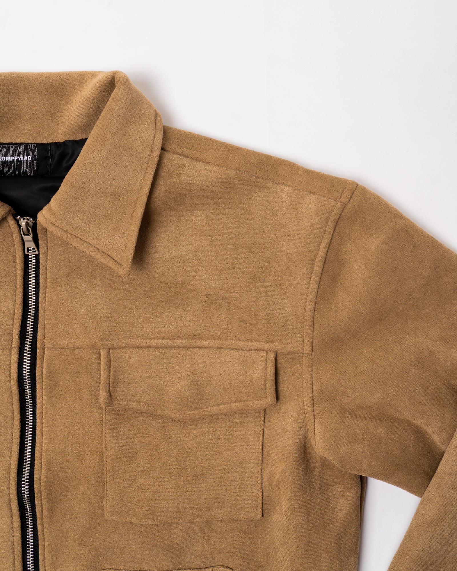 JT4|NIGHTCRAWLER BROWN SUEDE JACKET