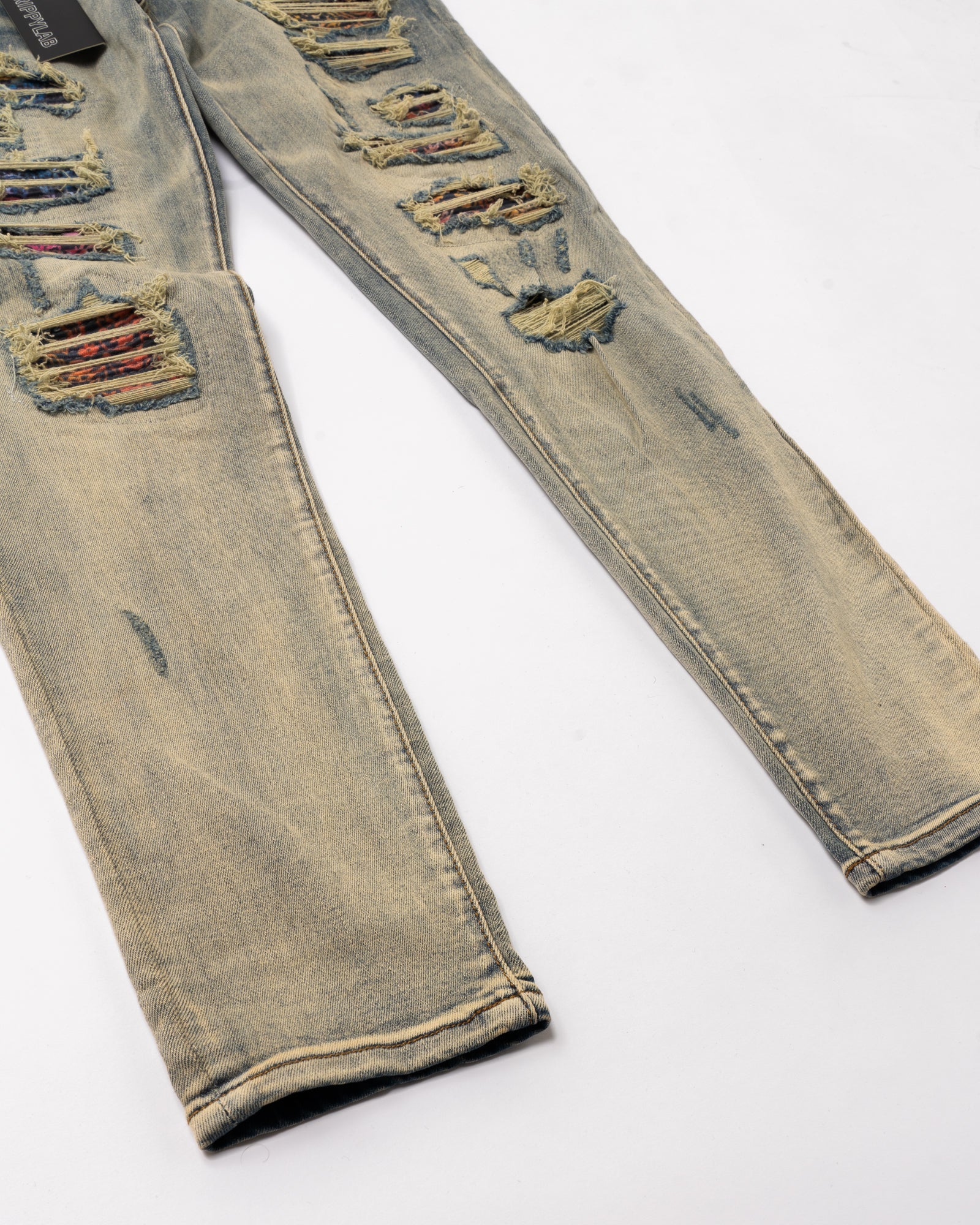 SK28|ABSTRAKT SKINNY DENIM