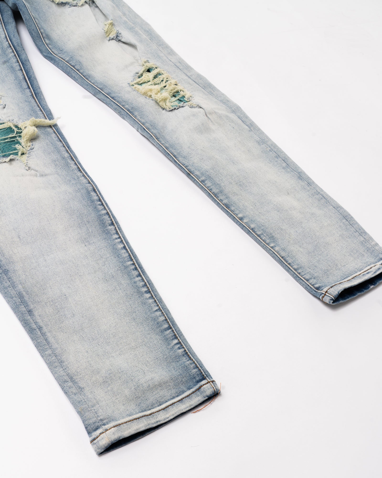 SK22|LIZARD SKINNY DENIM