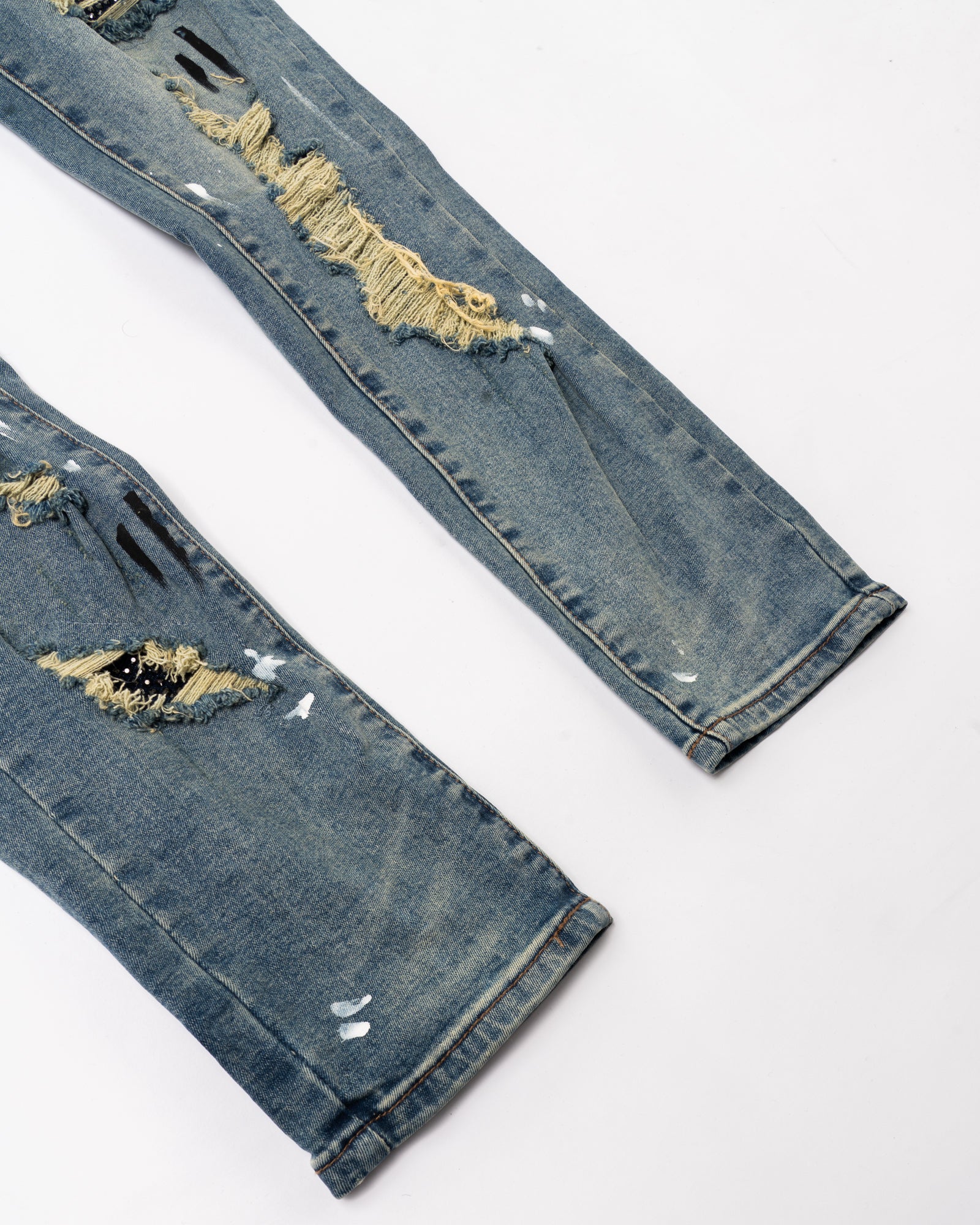 SK23|CRYSTAL SKINNY DENIM