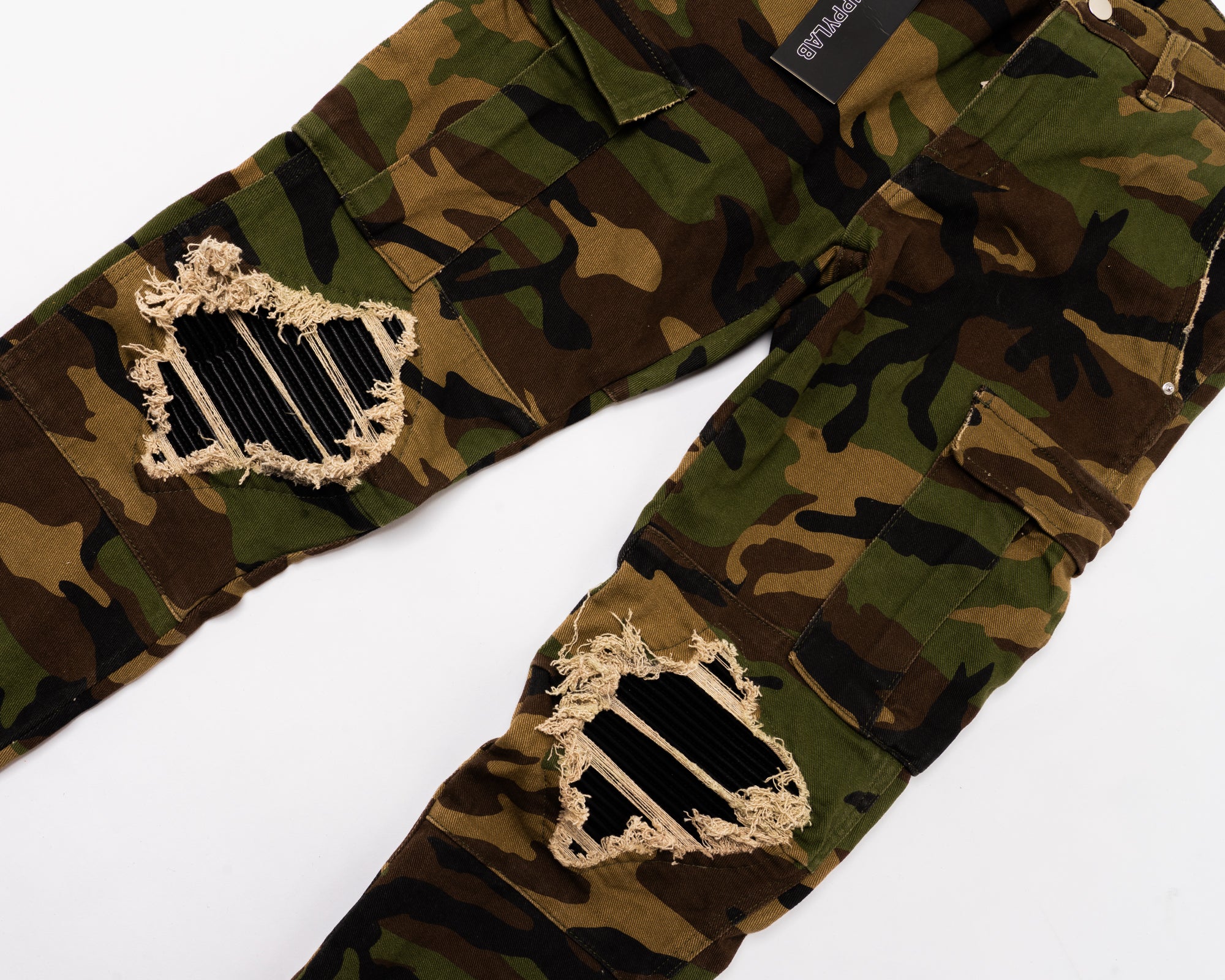 SK34|CAMO SKINNY DENIM