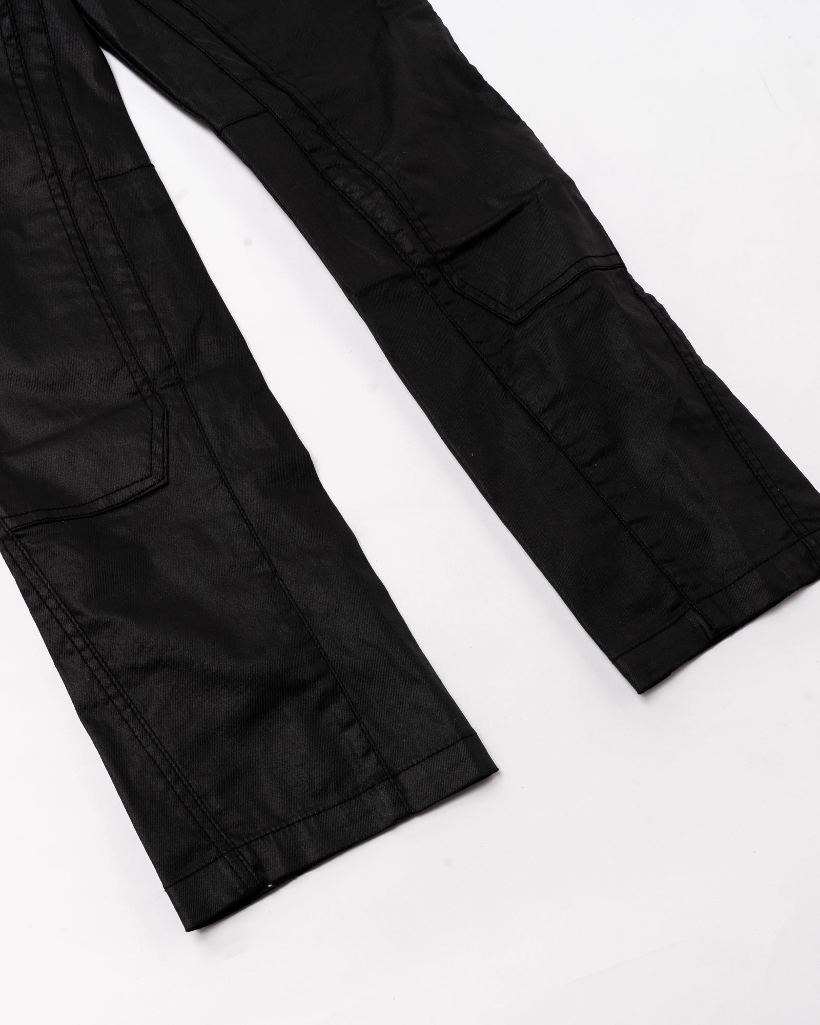 RG01|DOUBLE KNEE LEATHER PANTS