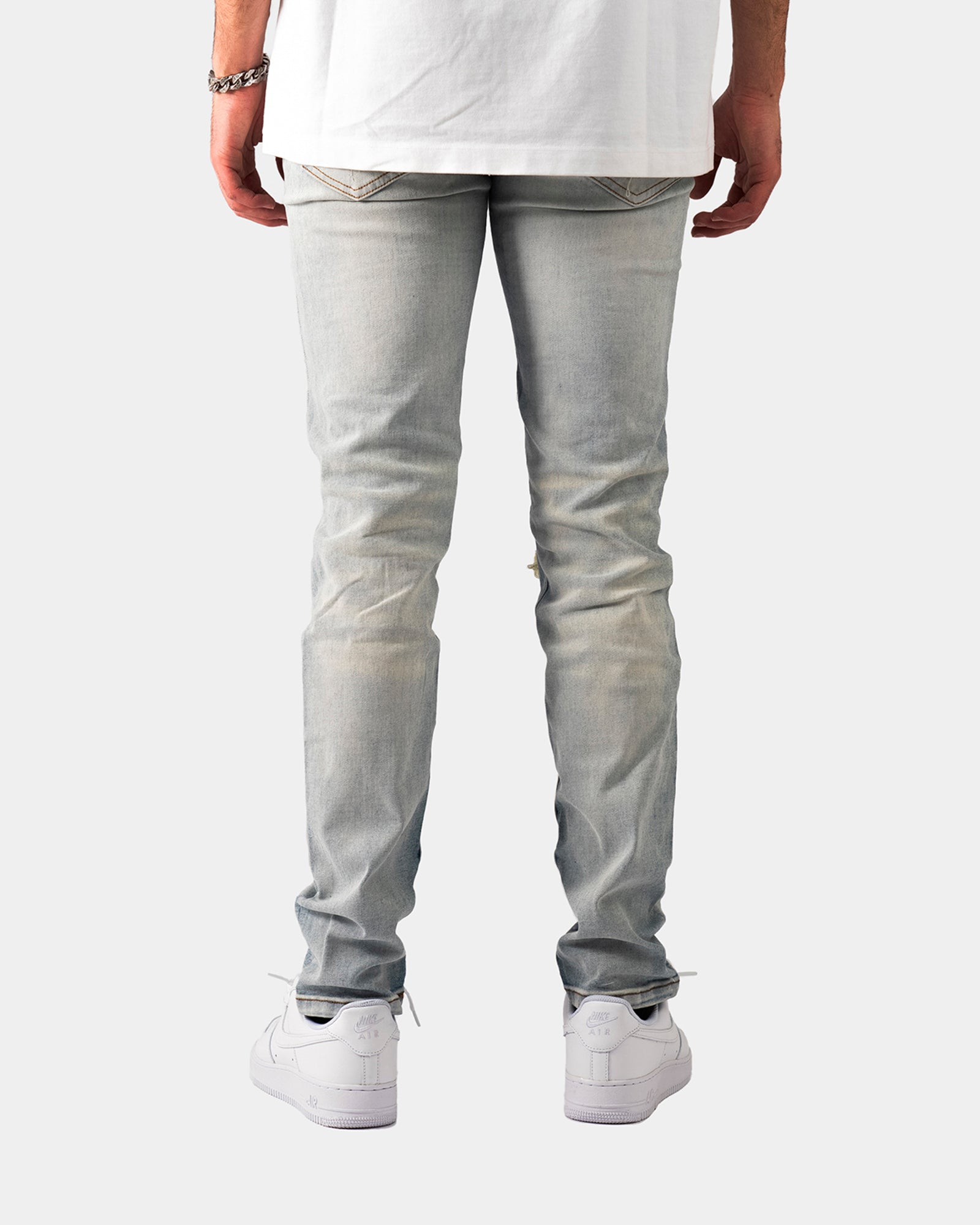 SK22|LIZARD SKINNY DENIM