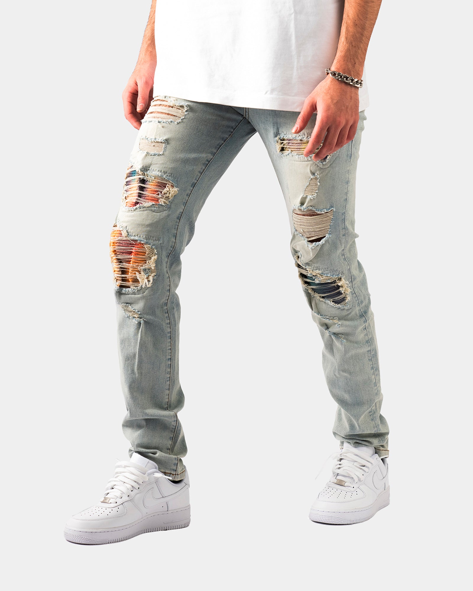 SK09| BLUE LIGHT DENIM