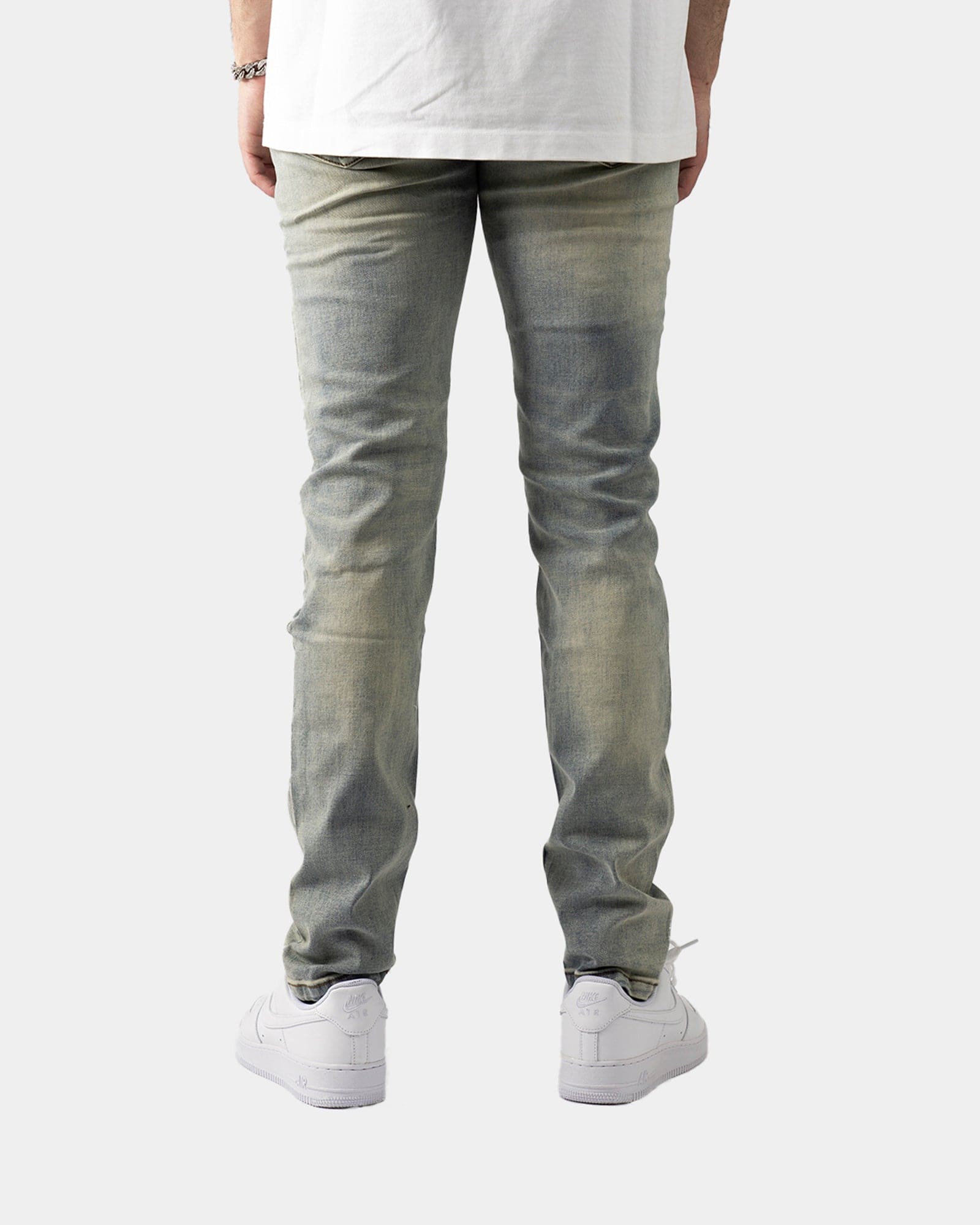 SK21|DARK BANDANA SKINNY DENIM