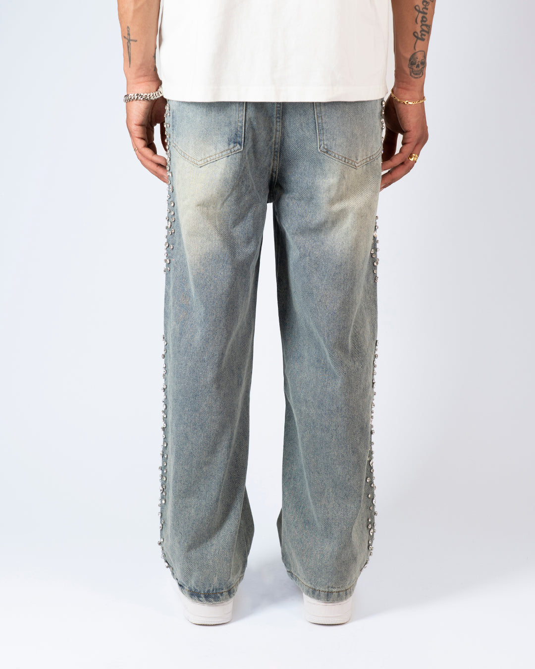 SS25|RHINESTONE VINTAGE DENIM