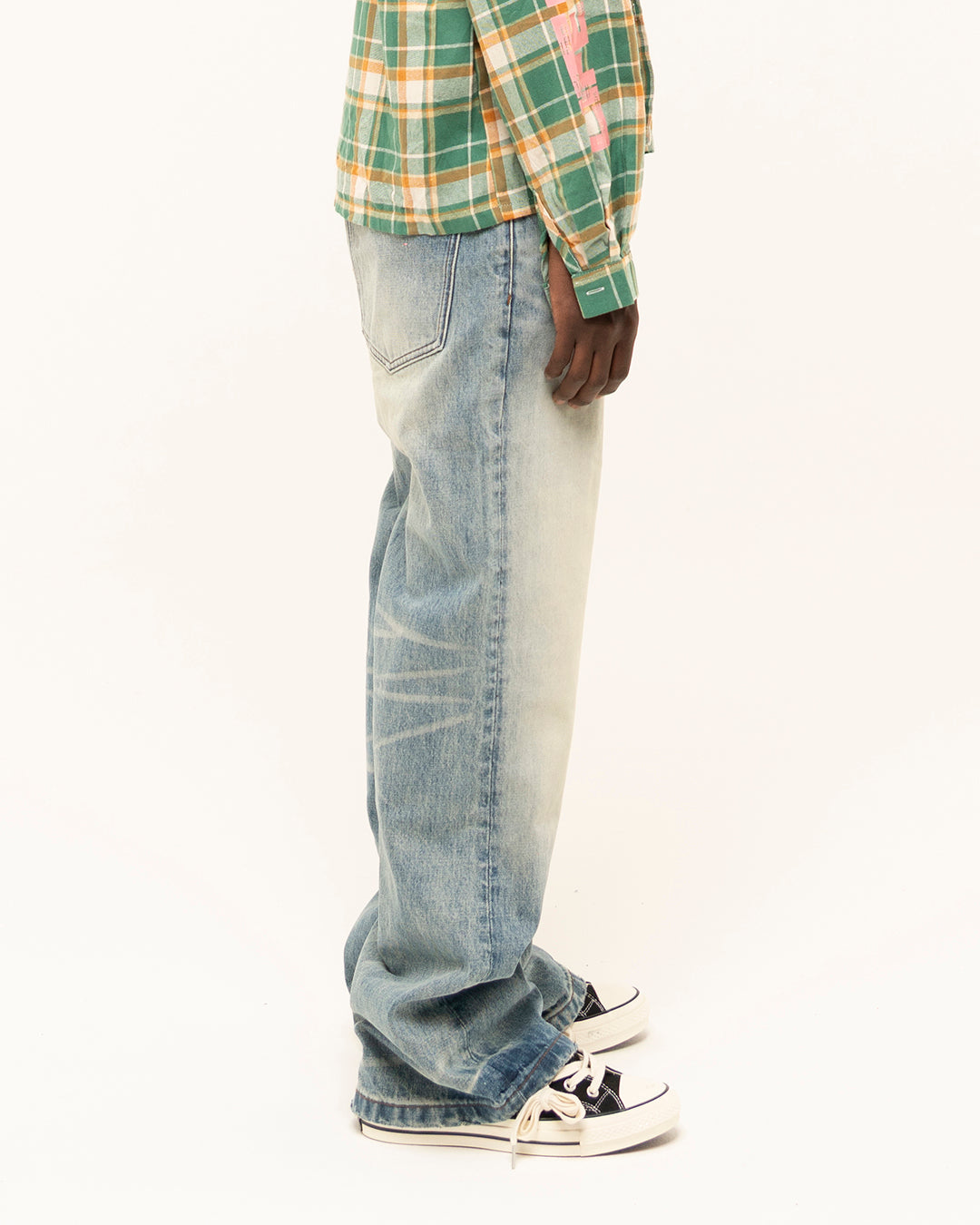 FW25|LIGHT WASH FLARE DENIM