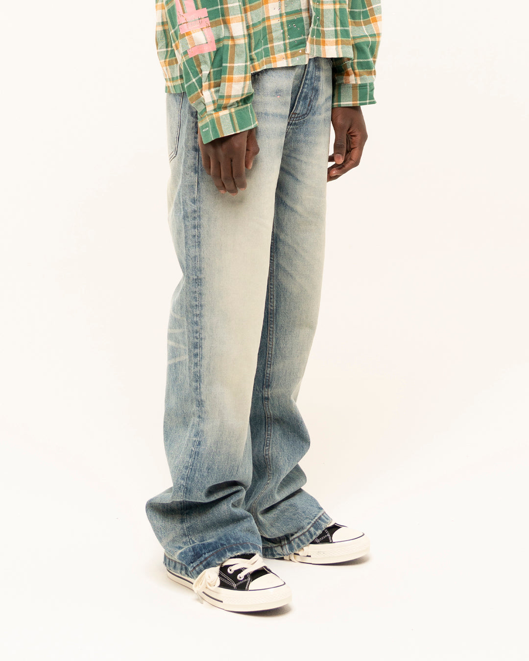 FW25|LIGHT WASH FLARE DENIM