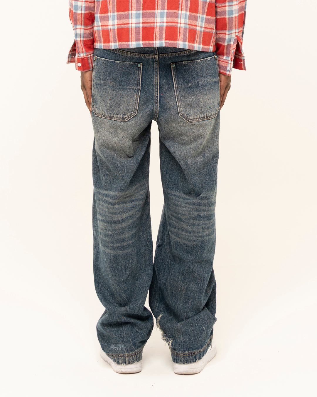 FW25|SKY DOUBLE KNEE DENIM