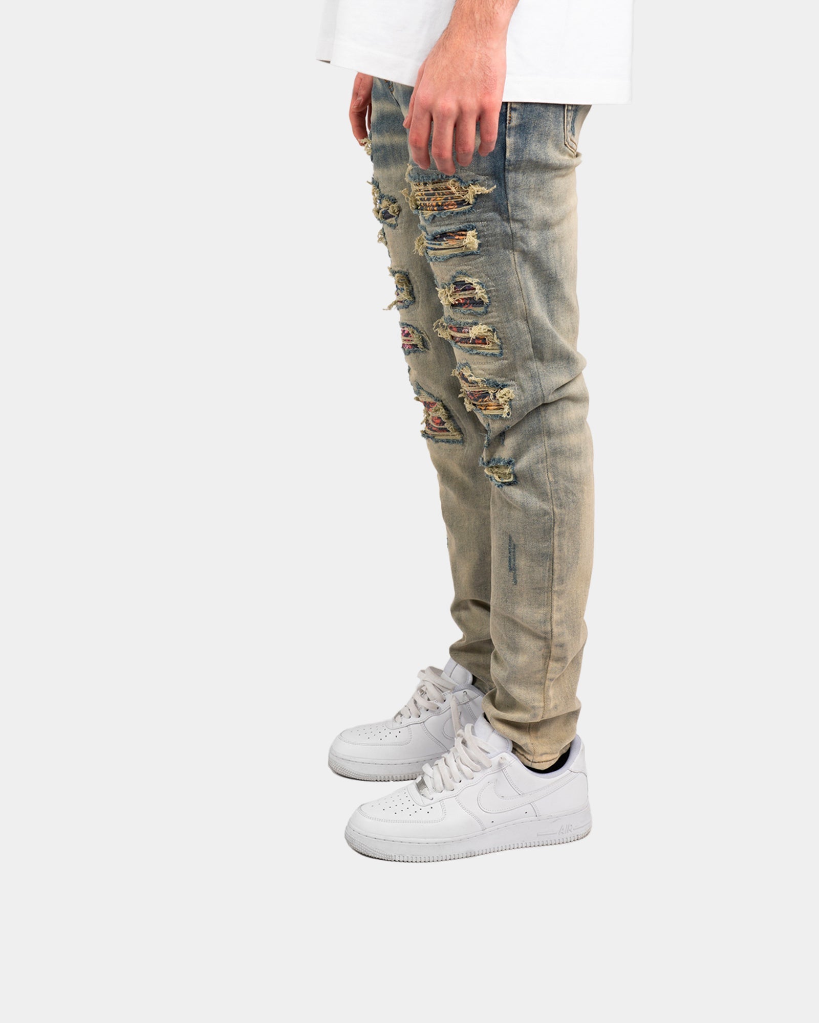 SK28|ABSTRAKT SKINNY DENIM