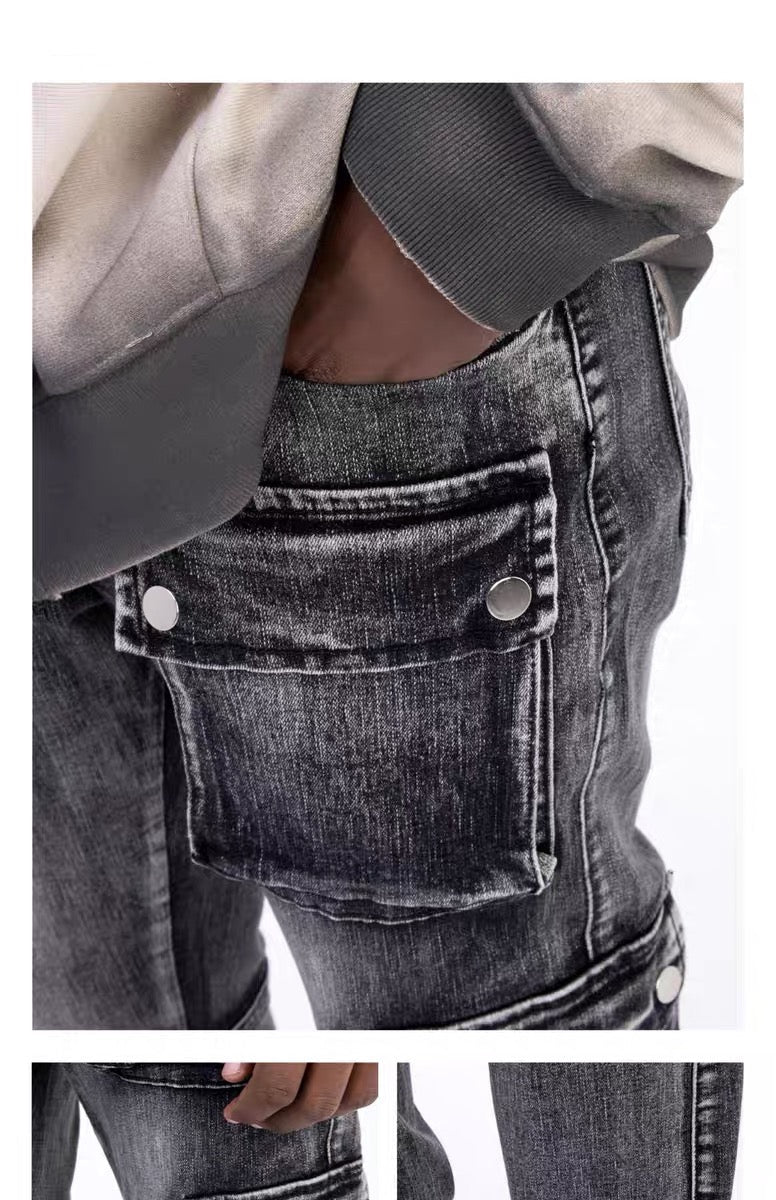 CG04|WASHED MULTIPOCKET CARGO
