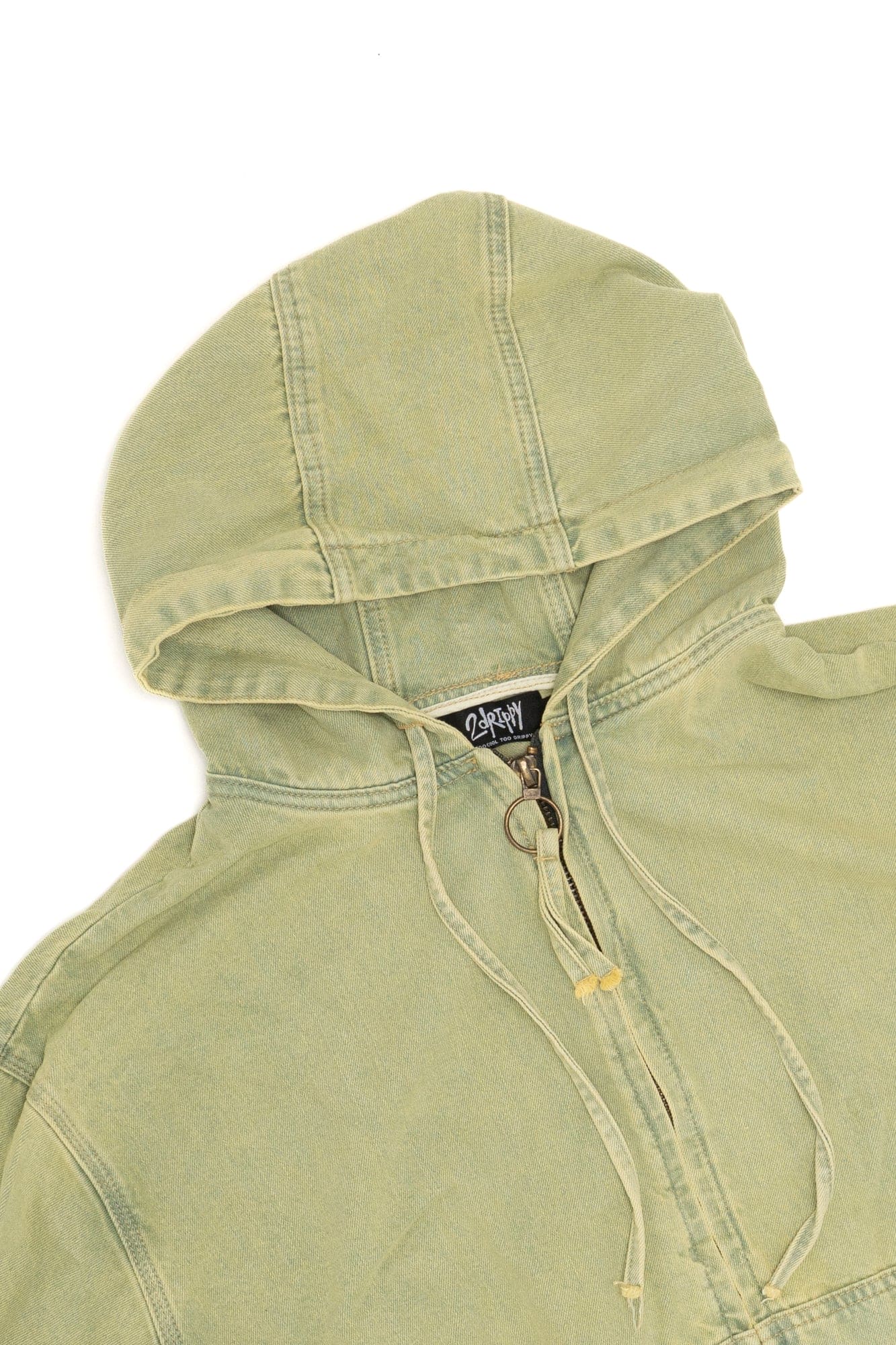 JT13| GREEN ZIP-JACKET