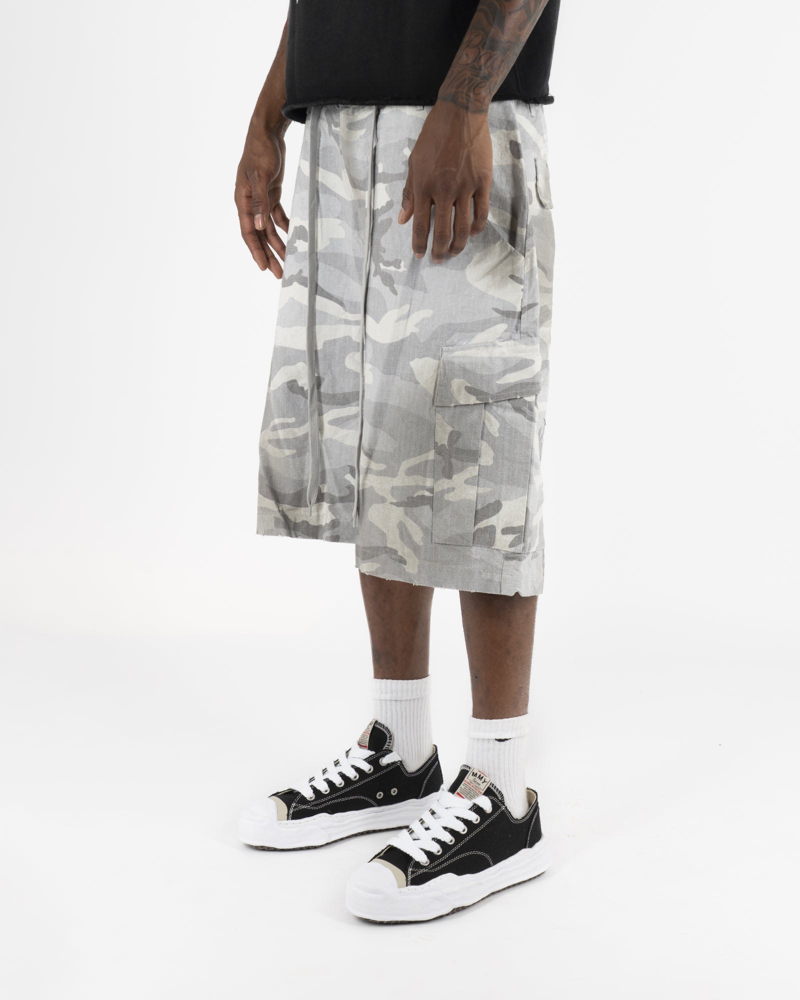SS25|DIRTY WHITE CAMO SHORT