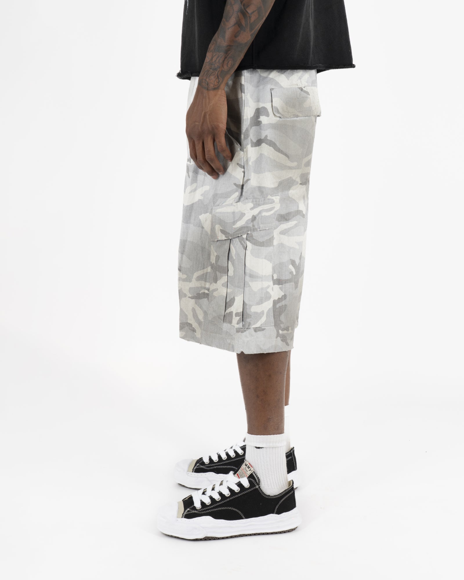 SS25|DIRTY WHITE CAMO SHORT