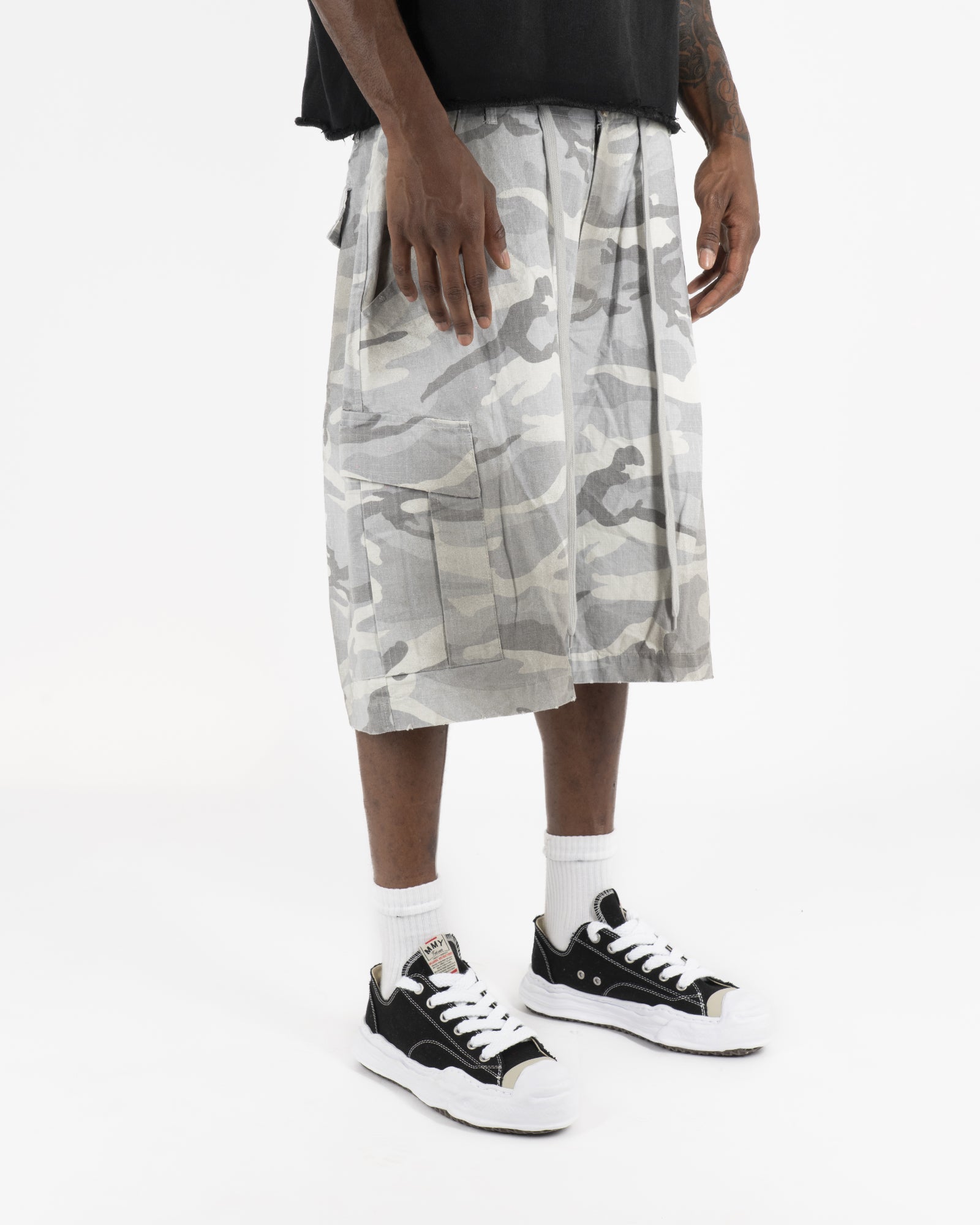 SS25|DIRTY WHITE CAMO SHORT