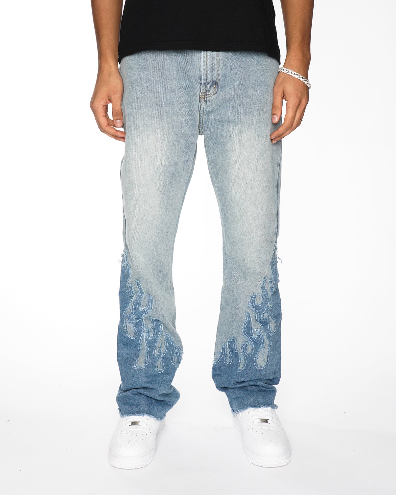 FD14|LAFLAME FLARE DENIM