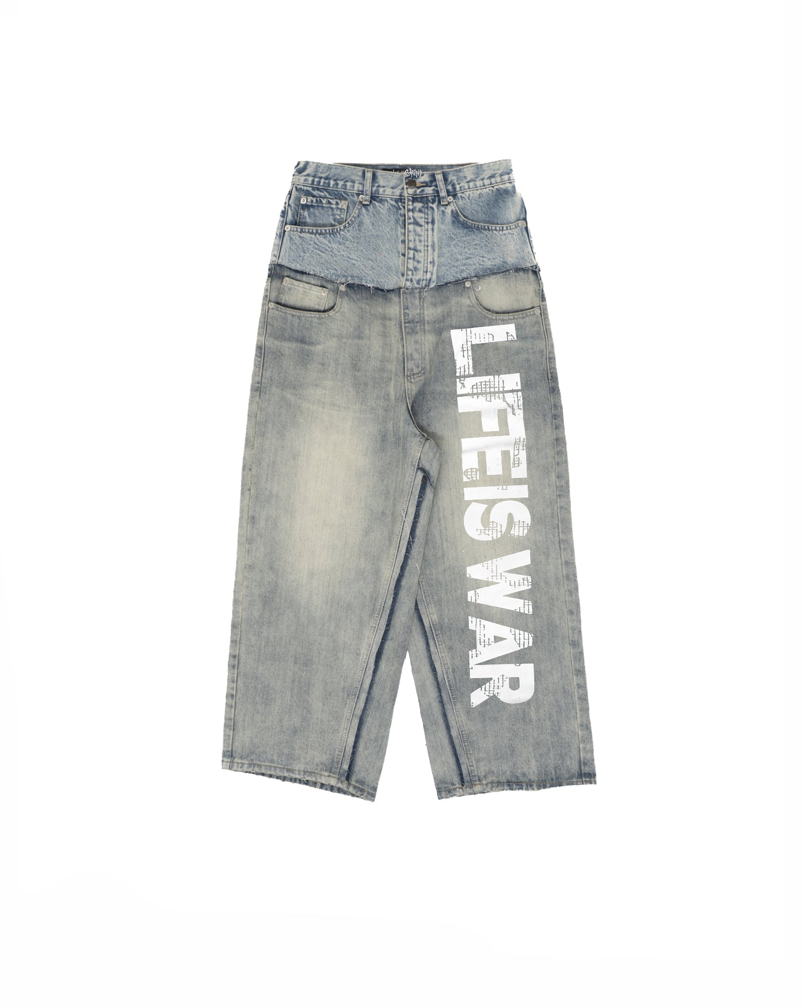 FW25|LIFE IS WAR DOUBLE DENIM