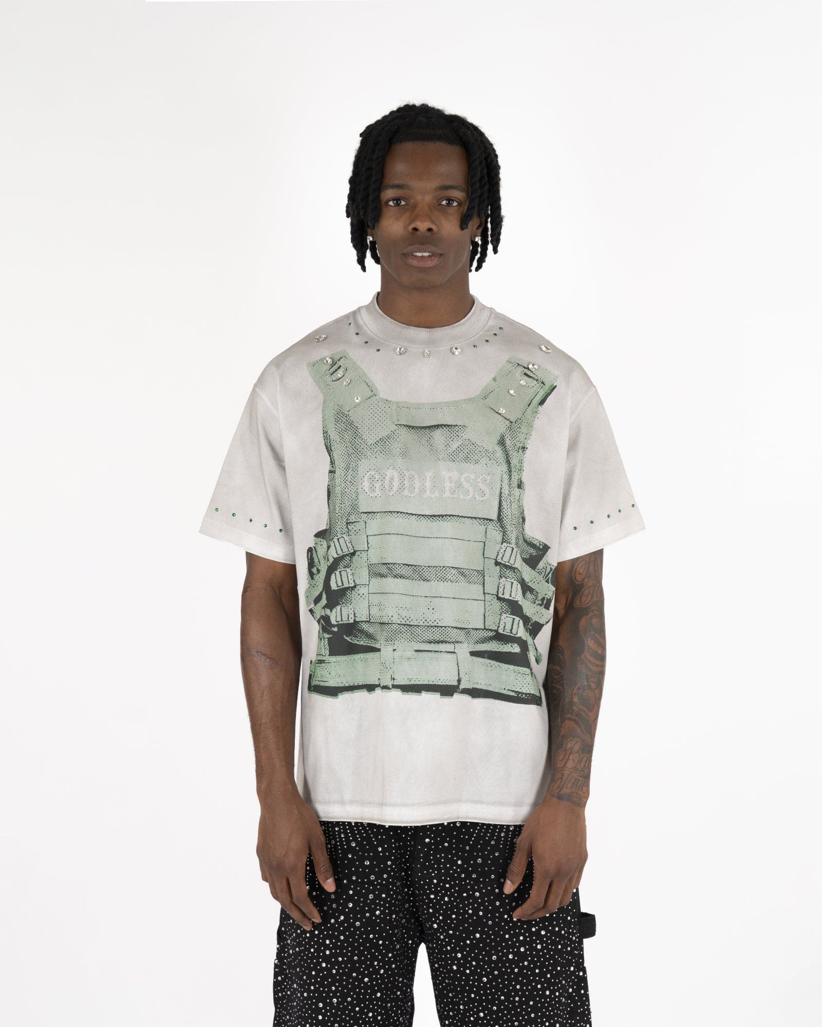 SS25|WHITE BULLET VEST TEE