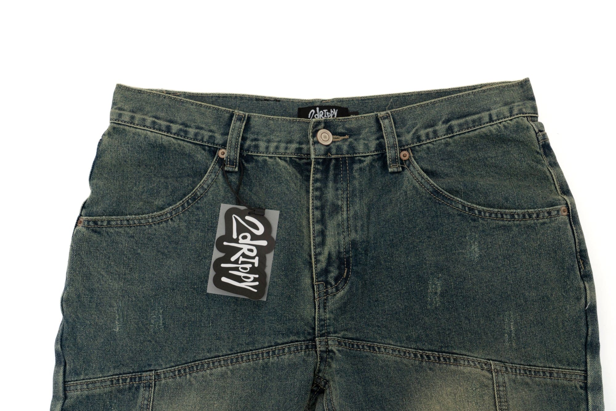 SP10|STICHED RELAXED DENIM