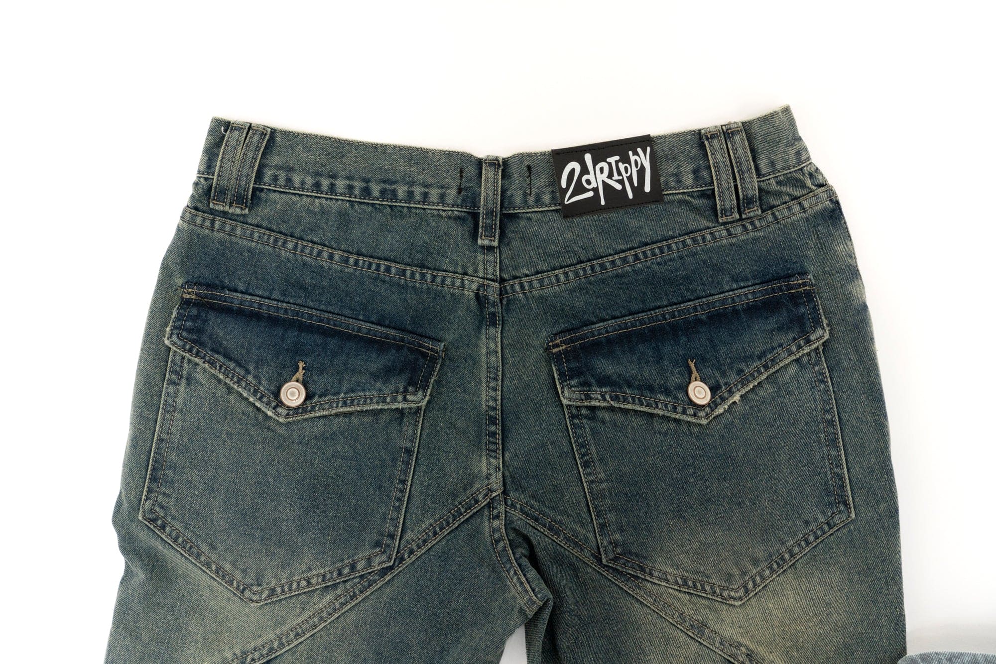 SP10|STICHED RELAXED DENIM