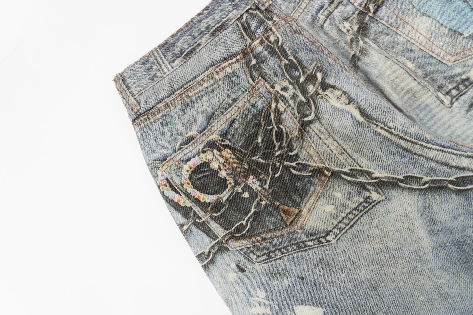 BG12| KEYCHAIN PRINTED BAGGIE PANT