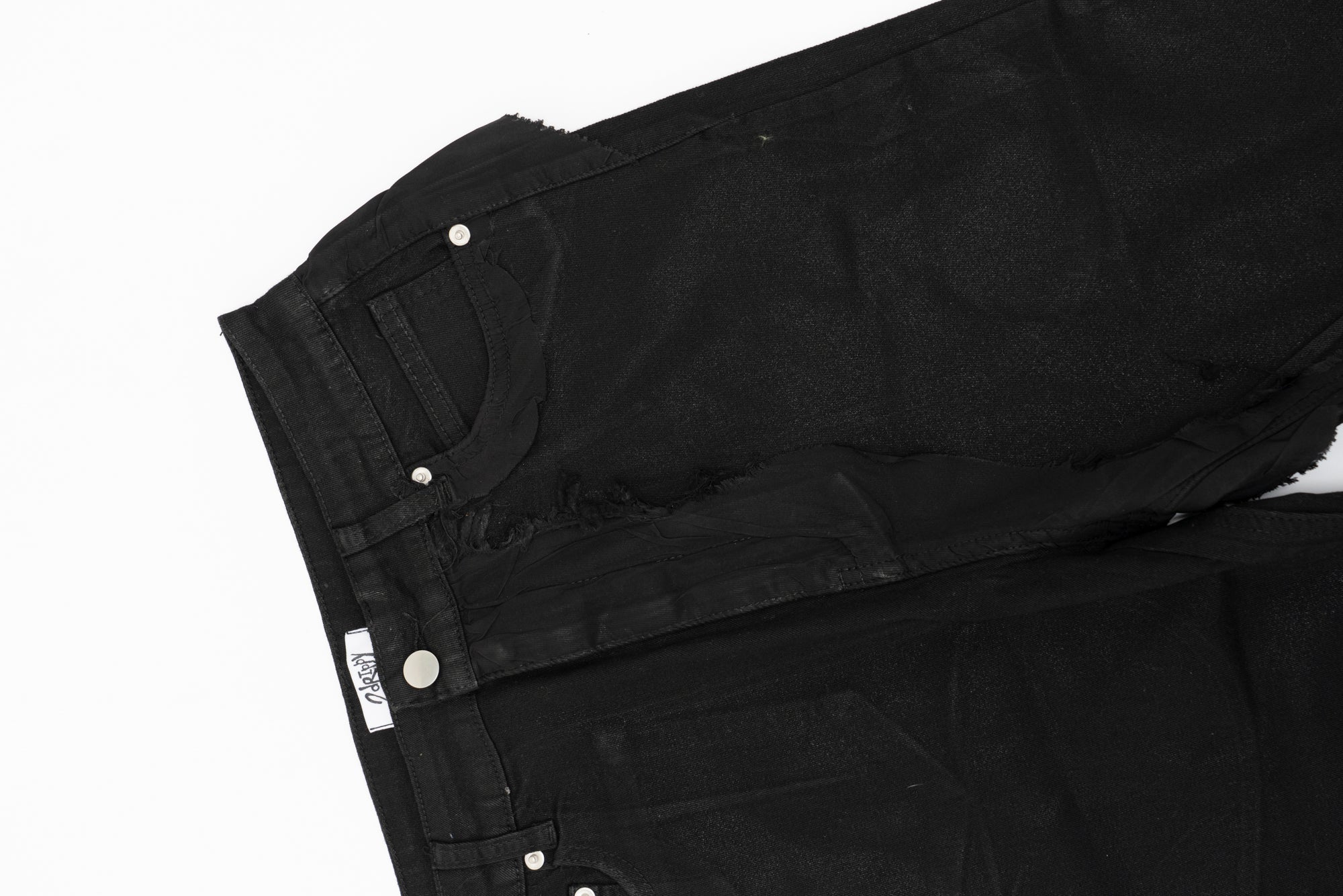 BG04|BLACK SUPERFLARE DENIM