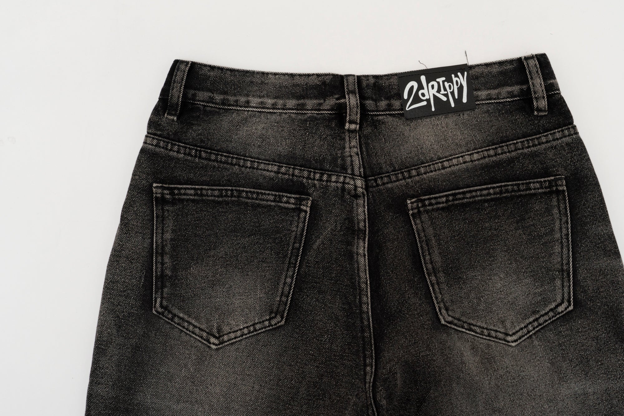 BG11| EVERYDAY BLACK BAGGIE DENIM