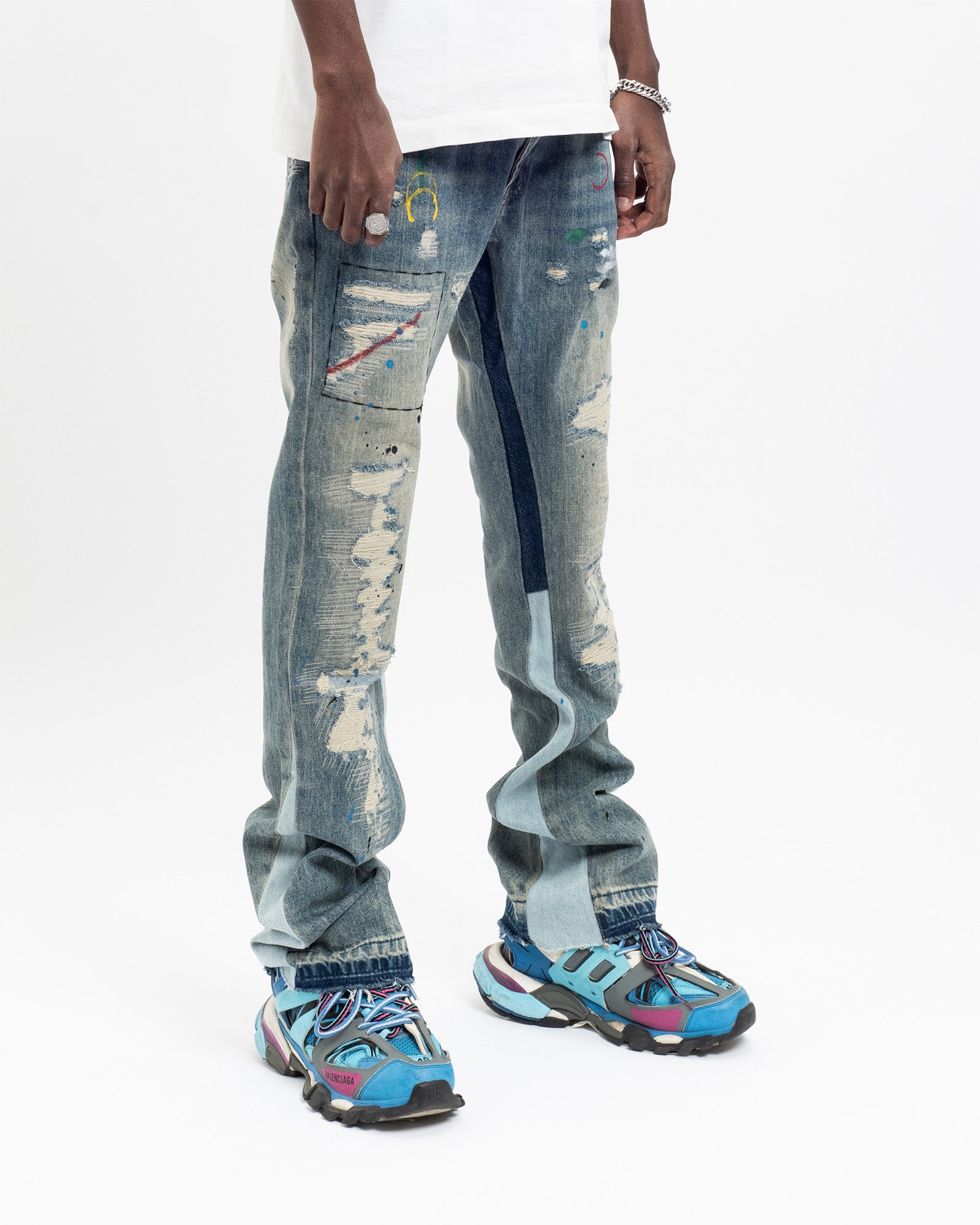 FD02| HUNCHO FLARED DENIM