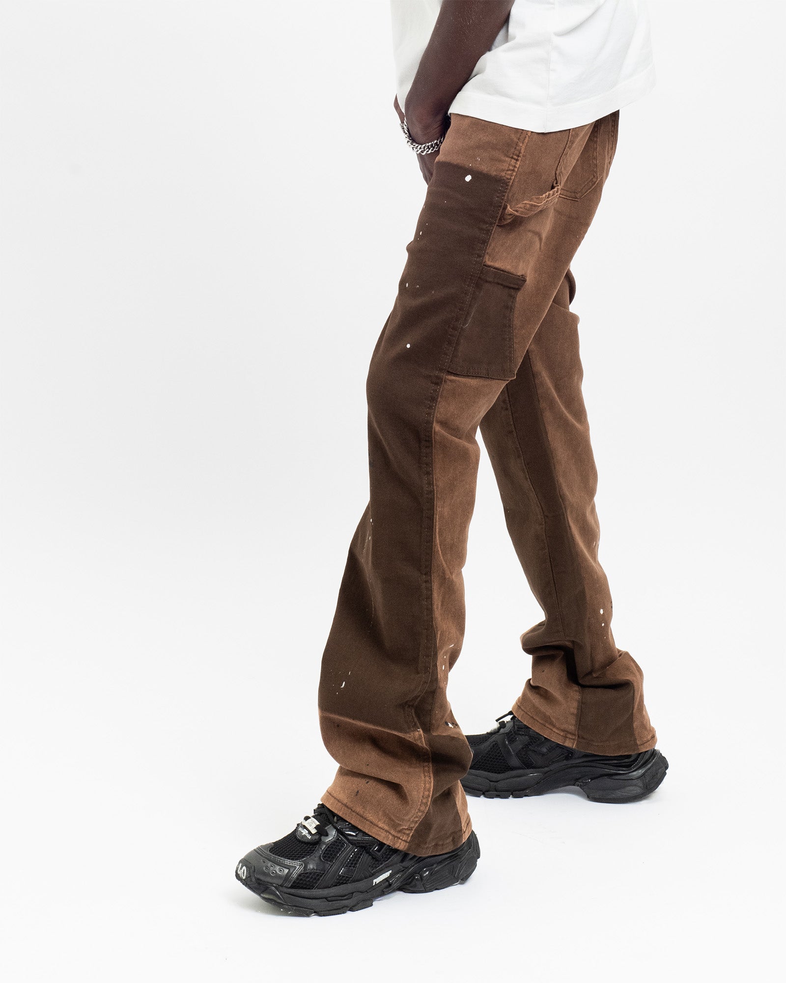 FD06|RAGE BROWN FLARE DENIM