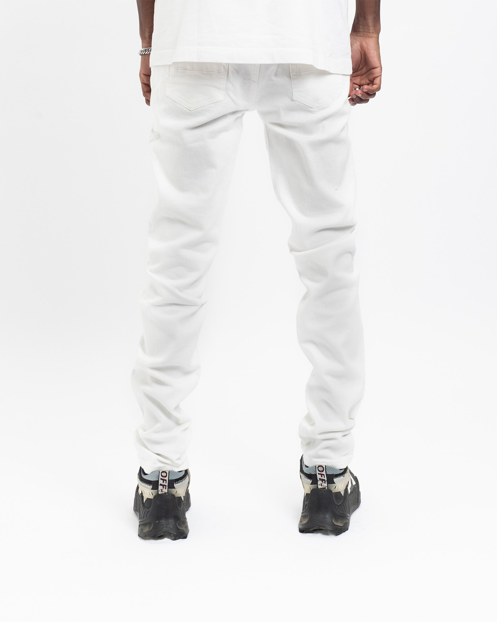 SK06| WHITE COCO DENIM