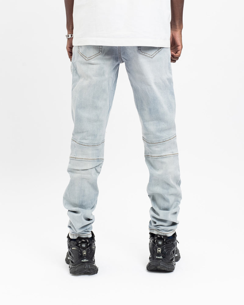 SK17|WHITE BICKER DENIM