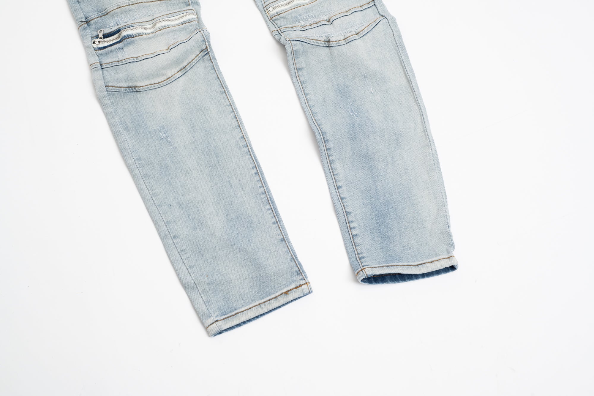 SK17|WHITE BICKER DENIM