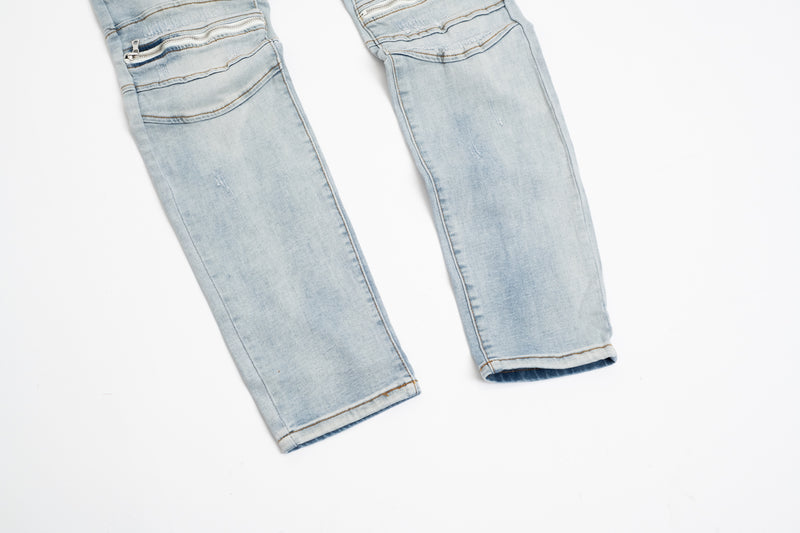 SK17|WHITE BICKER DENIM